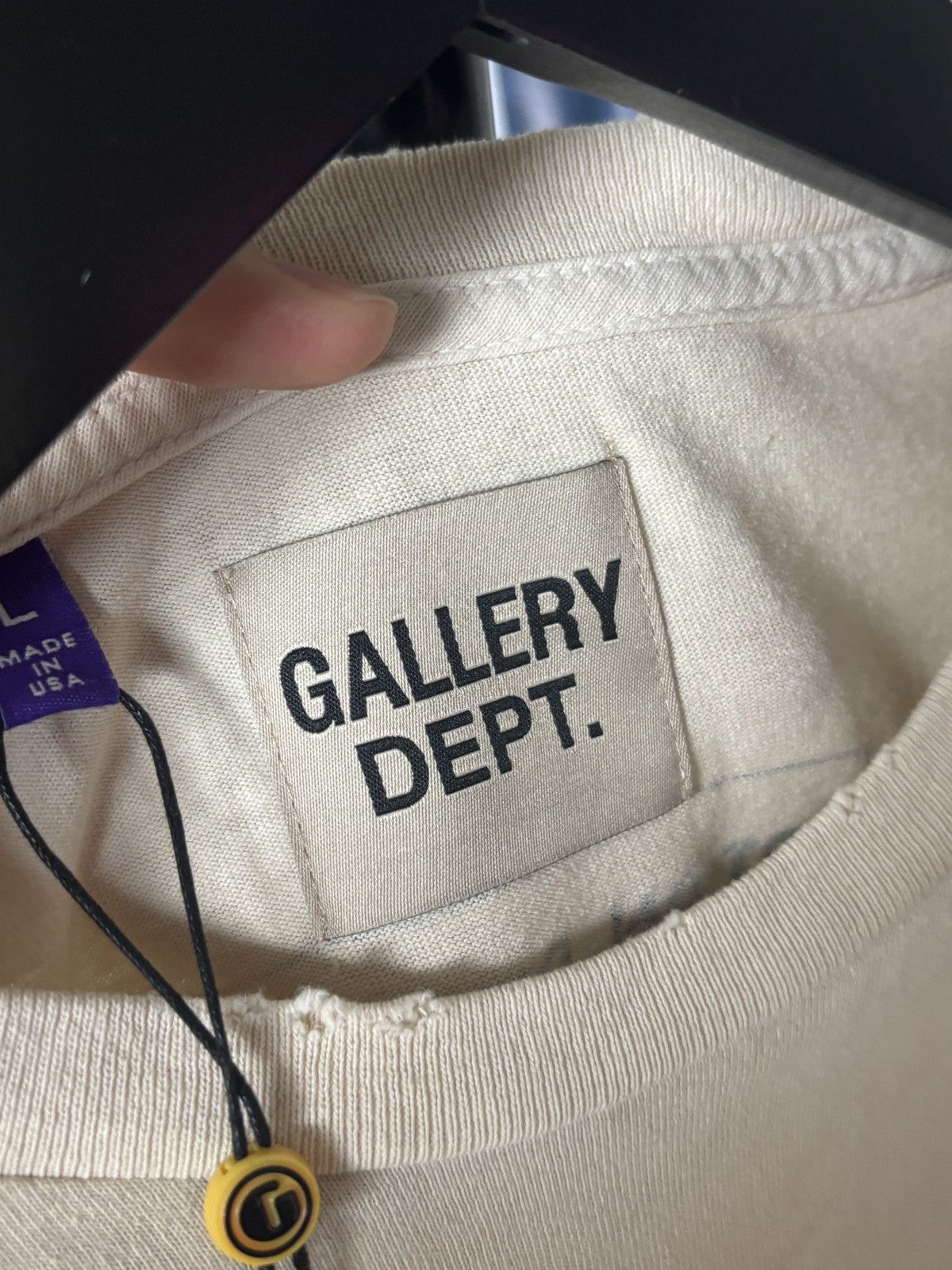 Gallery Dept. NEW | GALLERY DEPT | YESTERDAY TOMORROW LOGO TEE Size US L / EU 52-54 / 3 - 7 Thumbnail