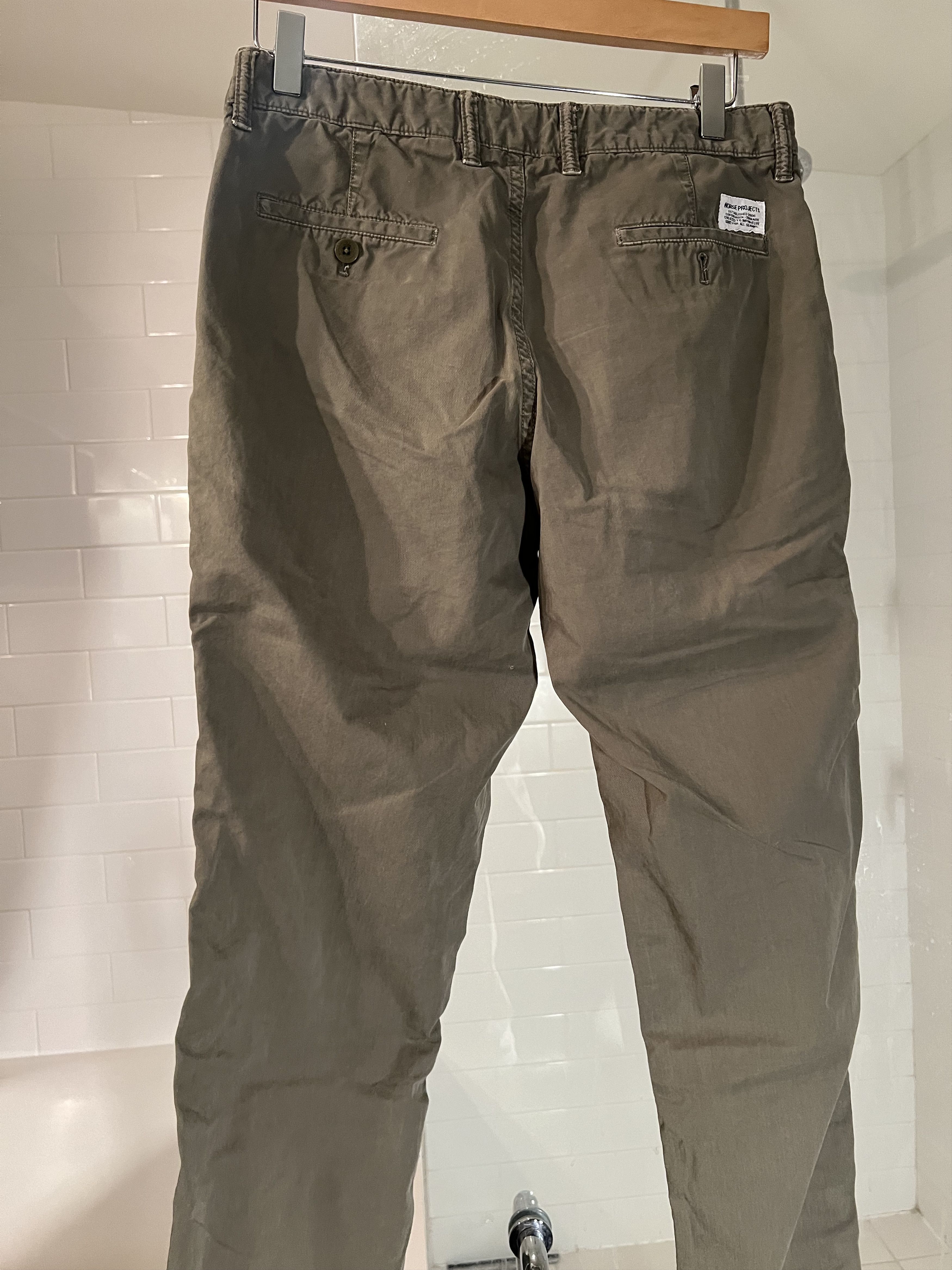 Norse Projects Norse Projects Slim Green Pants Size US 29 - 2 Thumbnail