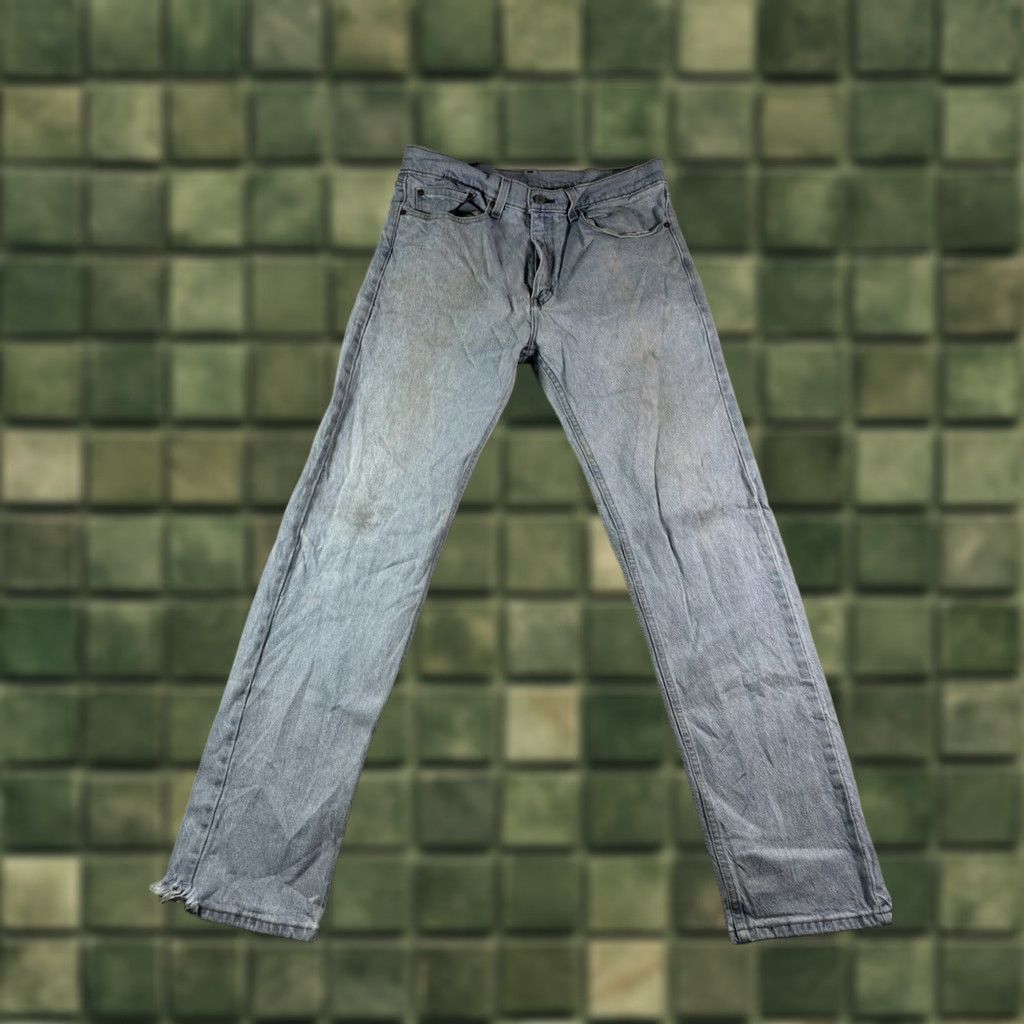 Levi's Levi’s 505 Jeans Slim Fit Straight Leg Light Wash Denim 34x32 Men Vintage No N/A? Size US 34 / EU 50 - 1 Thumbnail
