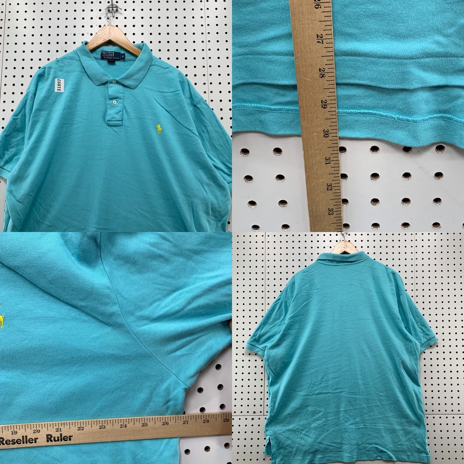 Polo Ralph Lauren Polo Ralph Lauren Shirt Mens XL Blue Collared Yellow Pony Casual 27x30 Size US XL / EU 56 / 4 - 8 Thumbnail