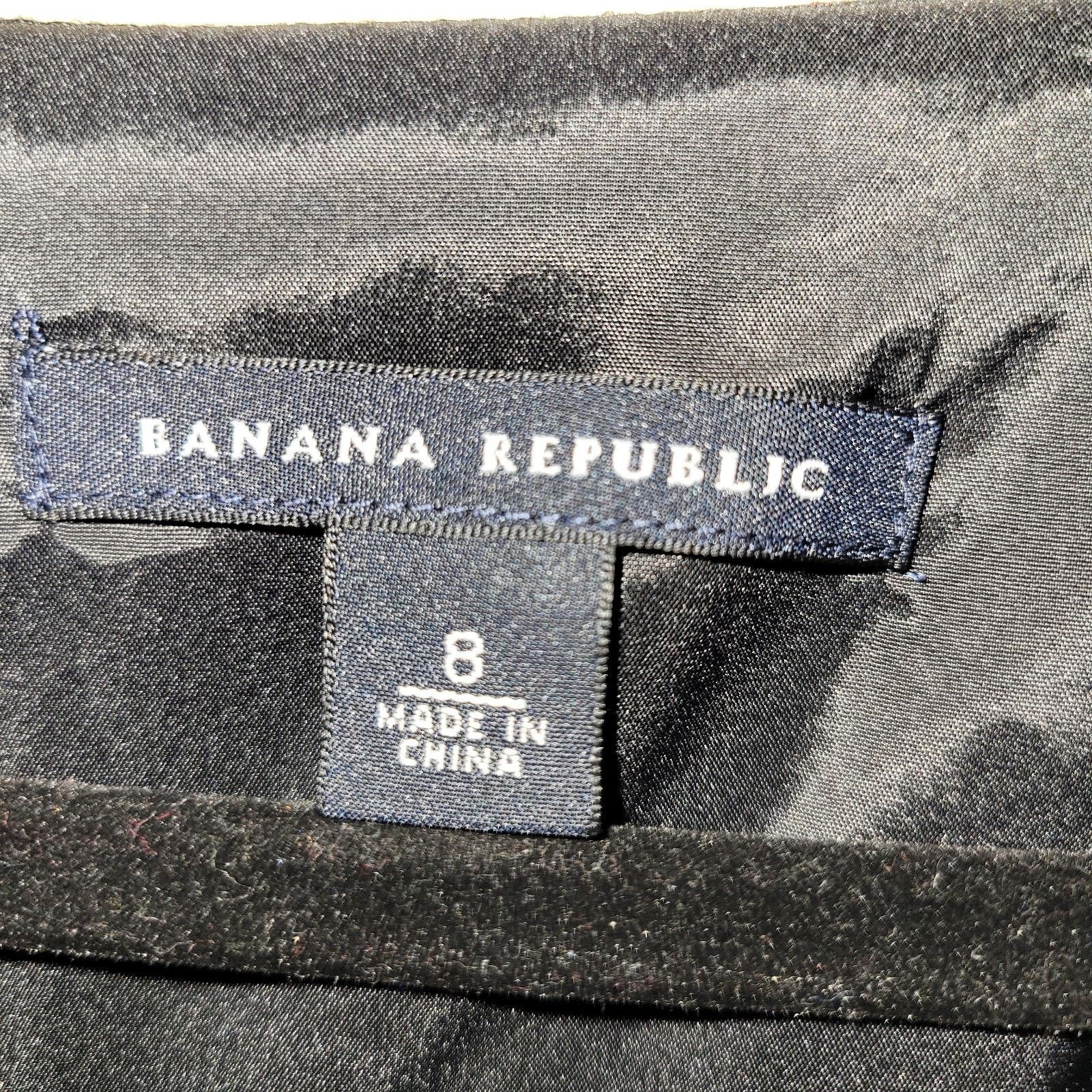 Banana Republic Banana Republic Dress Sheath Size 8 Wool Little Black Dress Size M / US 6-8 / IT 42-44 - 4 Thumbnail