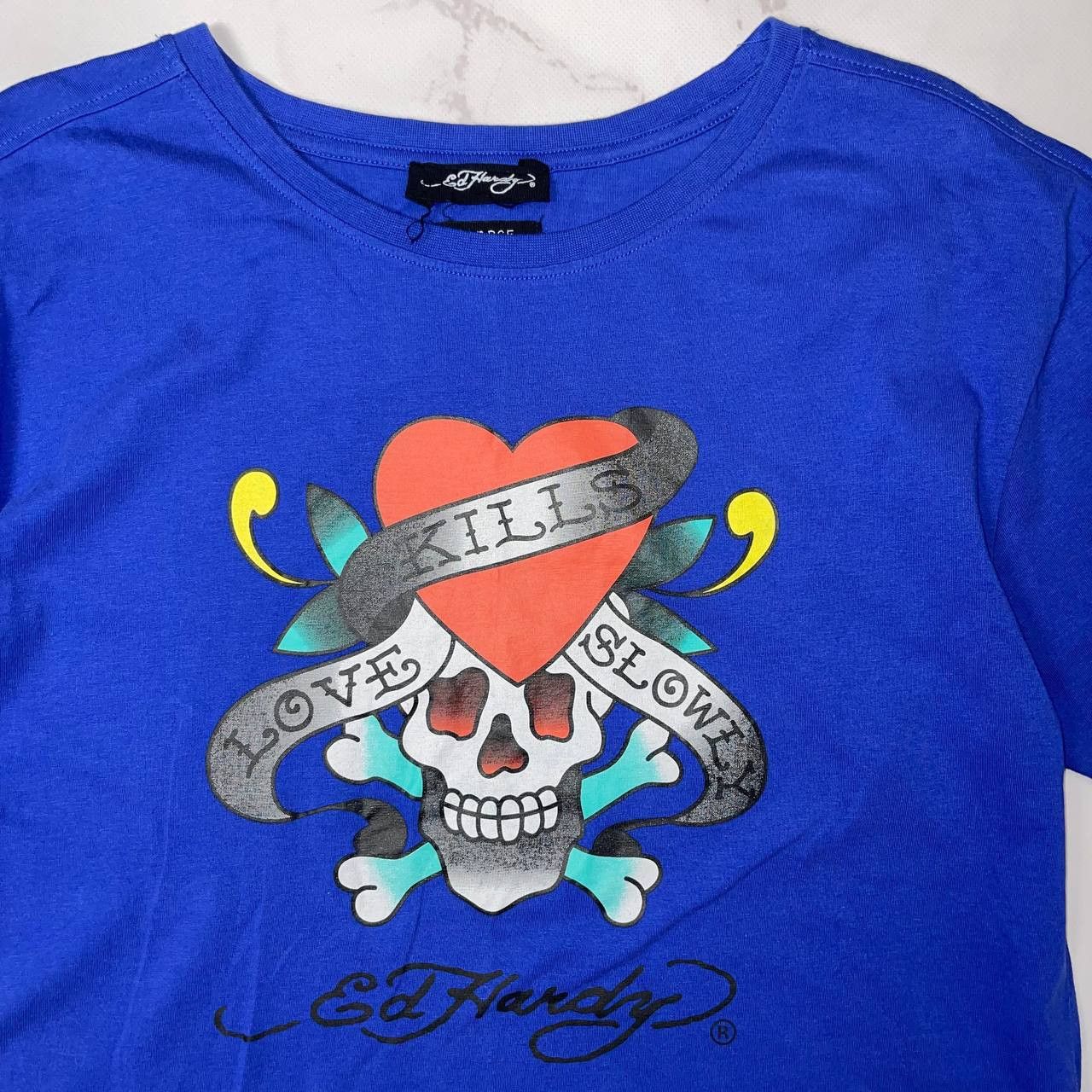 Ed Hardy Ed Hardy Y2K men’s big logo t shirt size Xl Size US XL / EU 56 / 4 - 4 Thumbnail