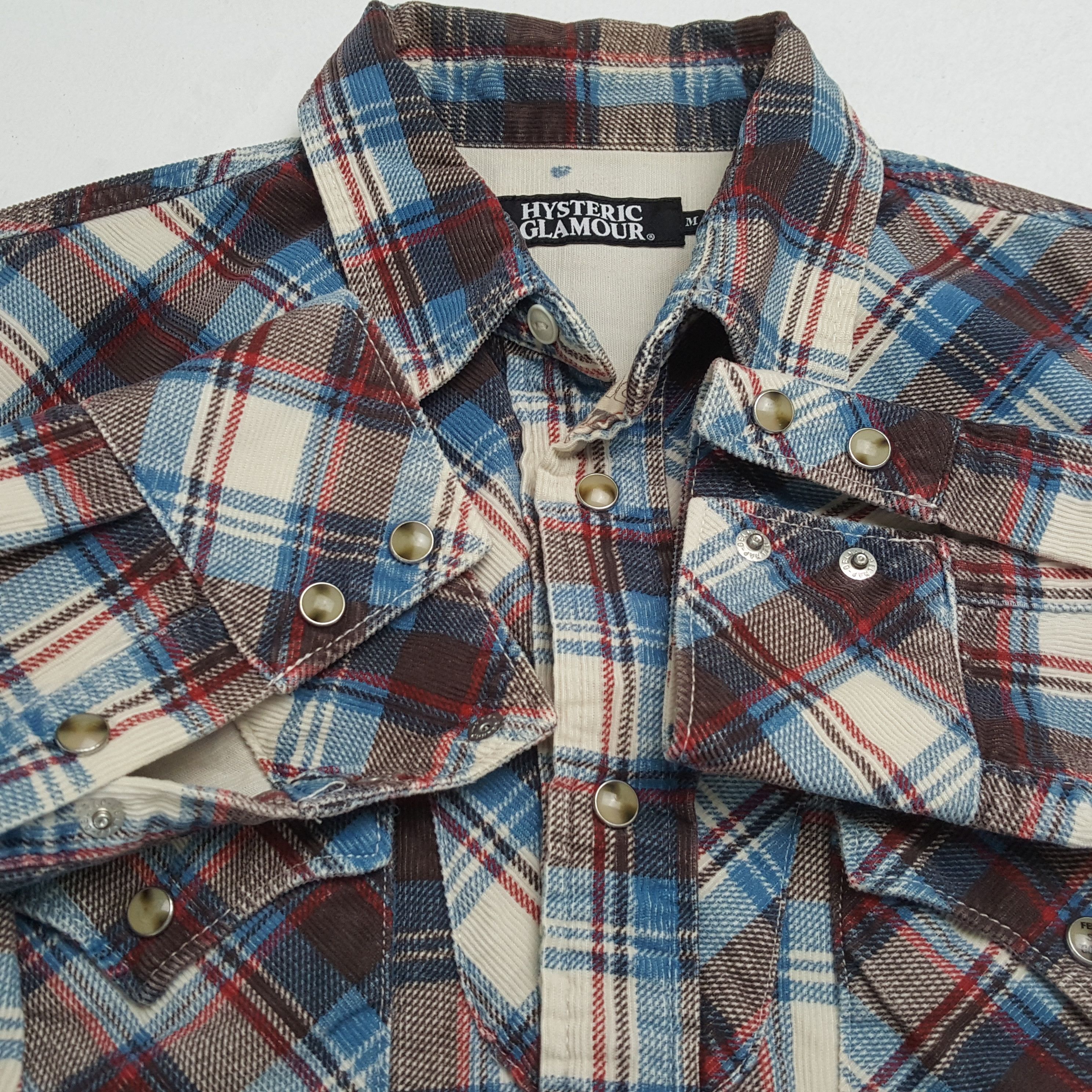 Hysteric Glamour × Japanese Brand × Vintage HYSTERIC GLAMOUR Japanese Brand Custom Art Shirt Size US M / EU 48-50 / 2 - 9 Thumbnail