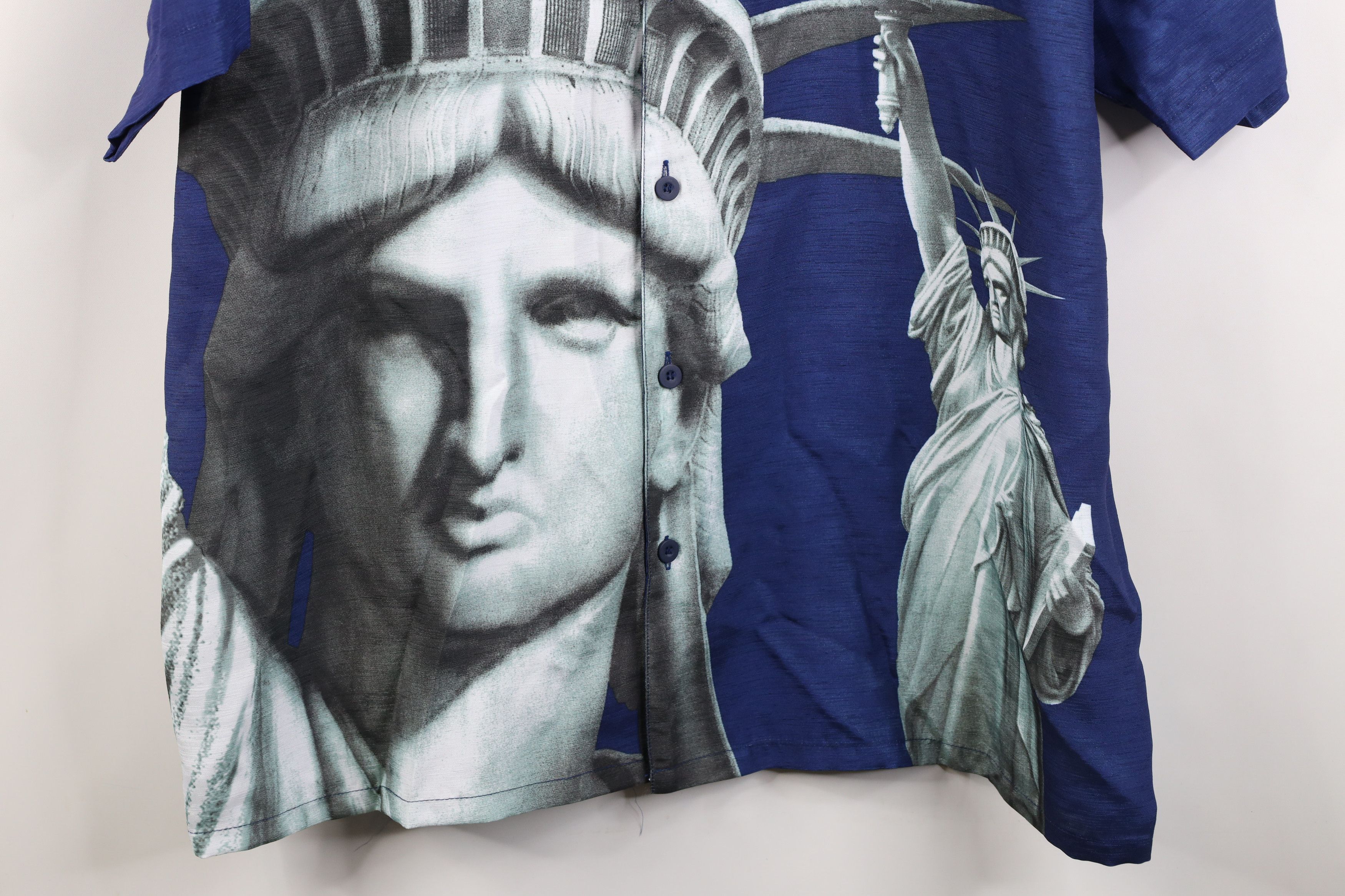 Vintage Deadstock Vintage 90s Y2K Statue of Liberty All Over Shirt Size US M / EU 48-50 / 2 - 3 Thumbnail