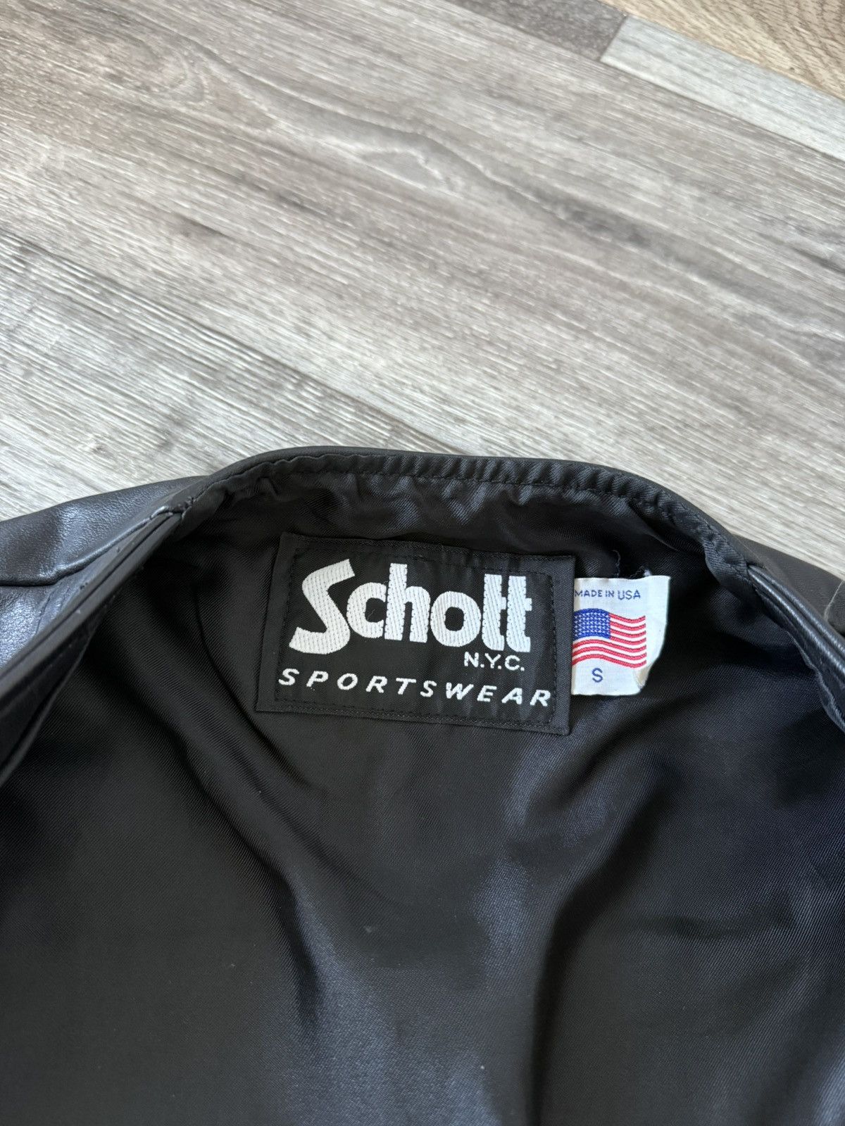 Schott Schott NYC Leather Vintage Western Vest Biker Men’s Gilet Size US S / EU 44-46 / 1 - 5 Thumbnail