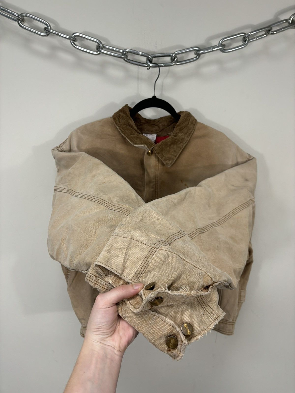 Carhartt Vintage 90s Carhartt USA Made Workwear Boxy Cropped Jacket Size US L / EU 52-54 / 3 - 14 Thumbnail