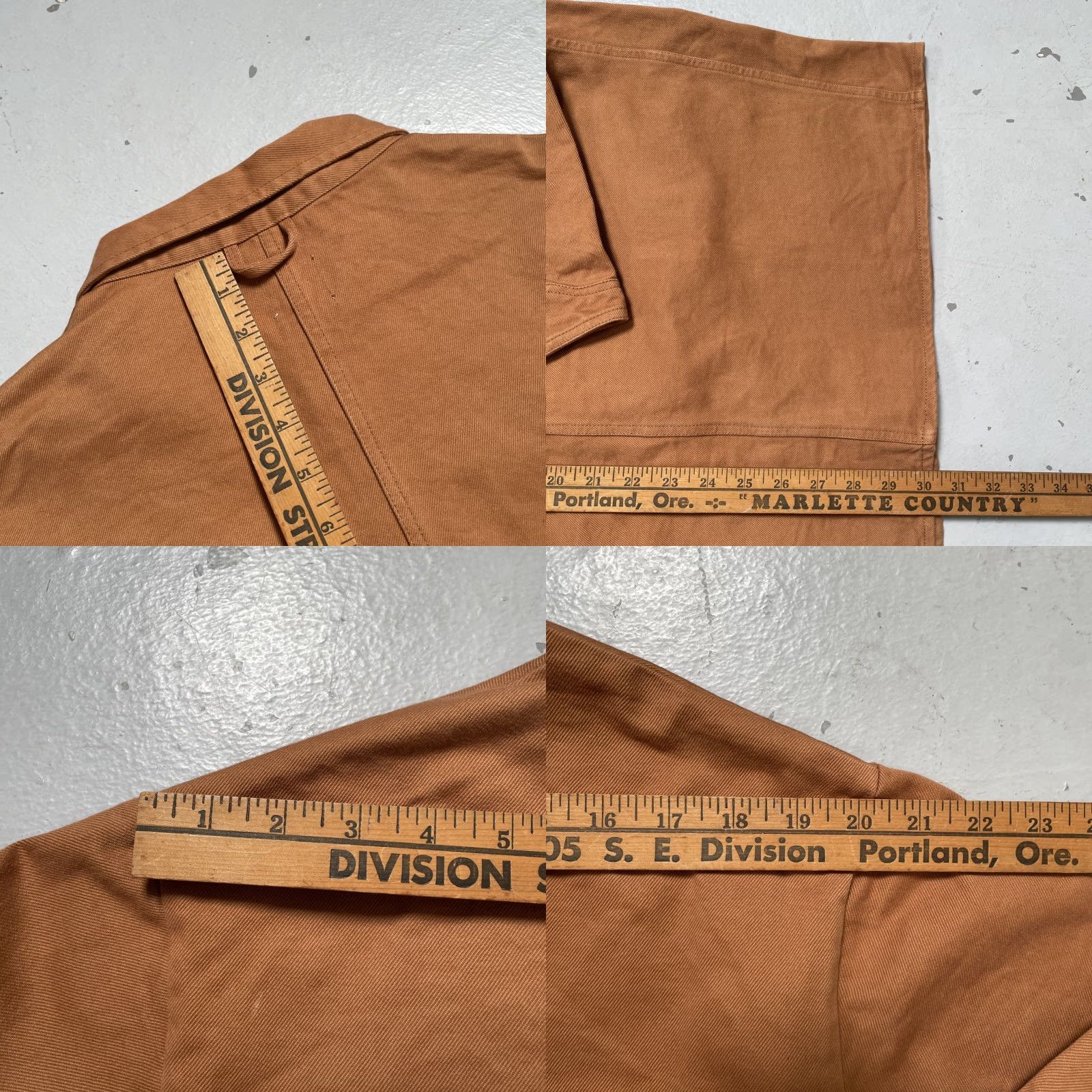 18 East VINTAGE 18 East Chore Coat Jacket Western Canvas 2XL Ochre Unisex Adults NWT Size US XXL / EU 58 / 5 - 8 Thumbnail
