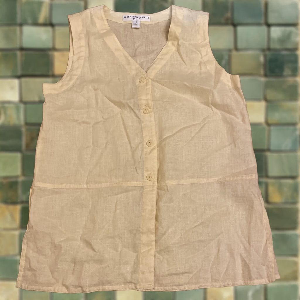 Vintage VINTAGE Josephine Chaus Vest Shirt? Size S / US 4 / IT 40 - 1 Thumbnail