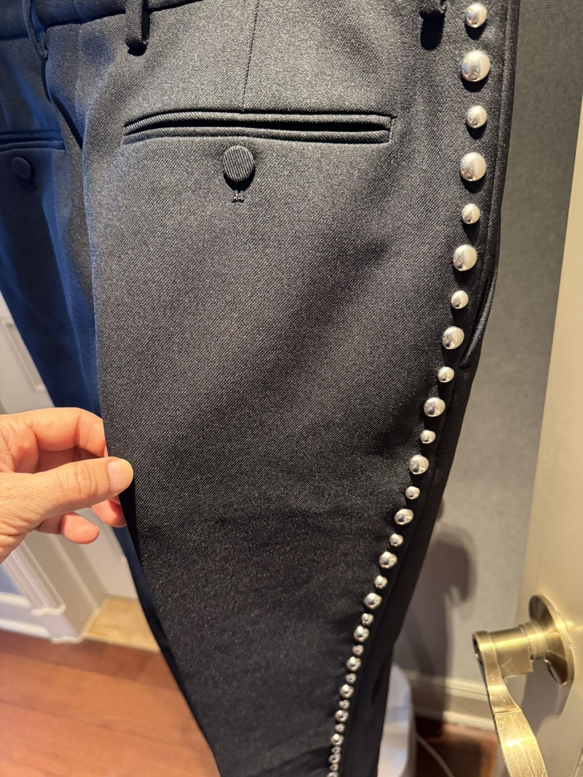 Gucci stud sudes fluid drip.pants size48 Size US 31 - 13 Thumbnail