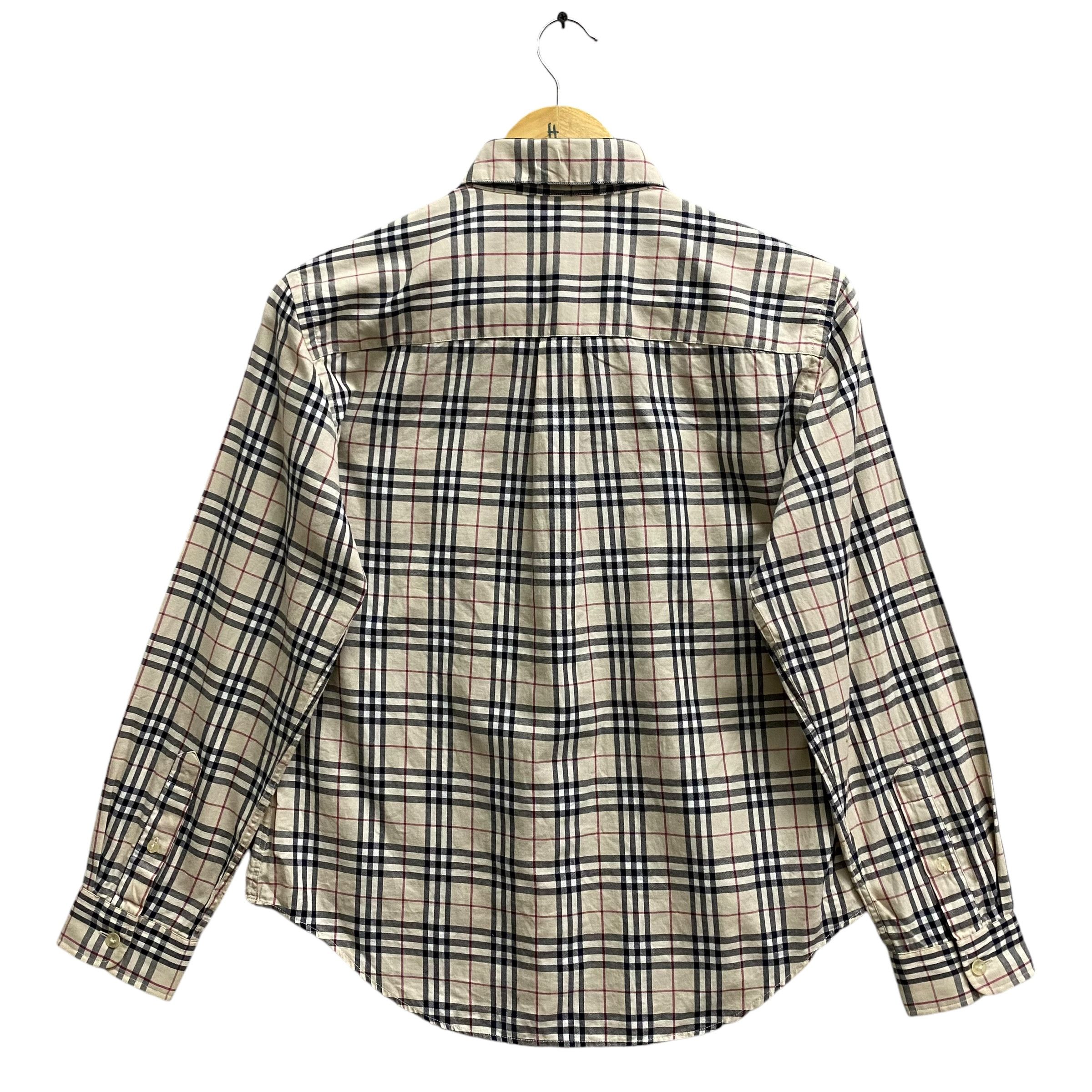 Burberry Vintage Burberry Nova Check Button Ups Shirt Size Medium Size M / US 6-8 / IT 42-44 - 4 Thumbnail