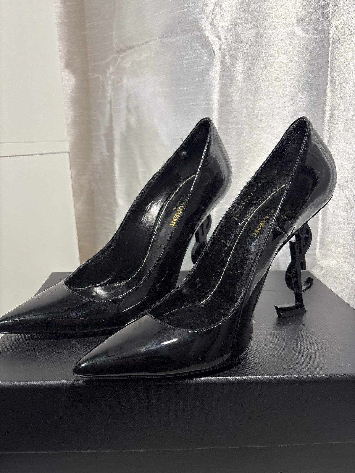 Saint Laurent Paris × Yves Saint Laurent Saint Laurent 110mm Opyum Pumps Size US 9.5 / IT 39.5 - 6 Thumbnail