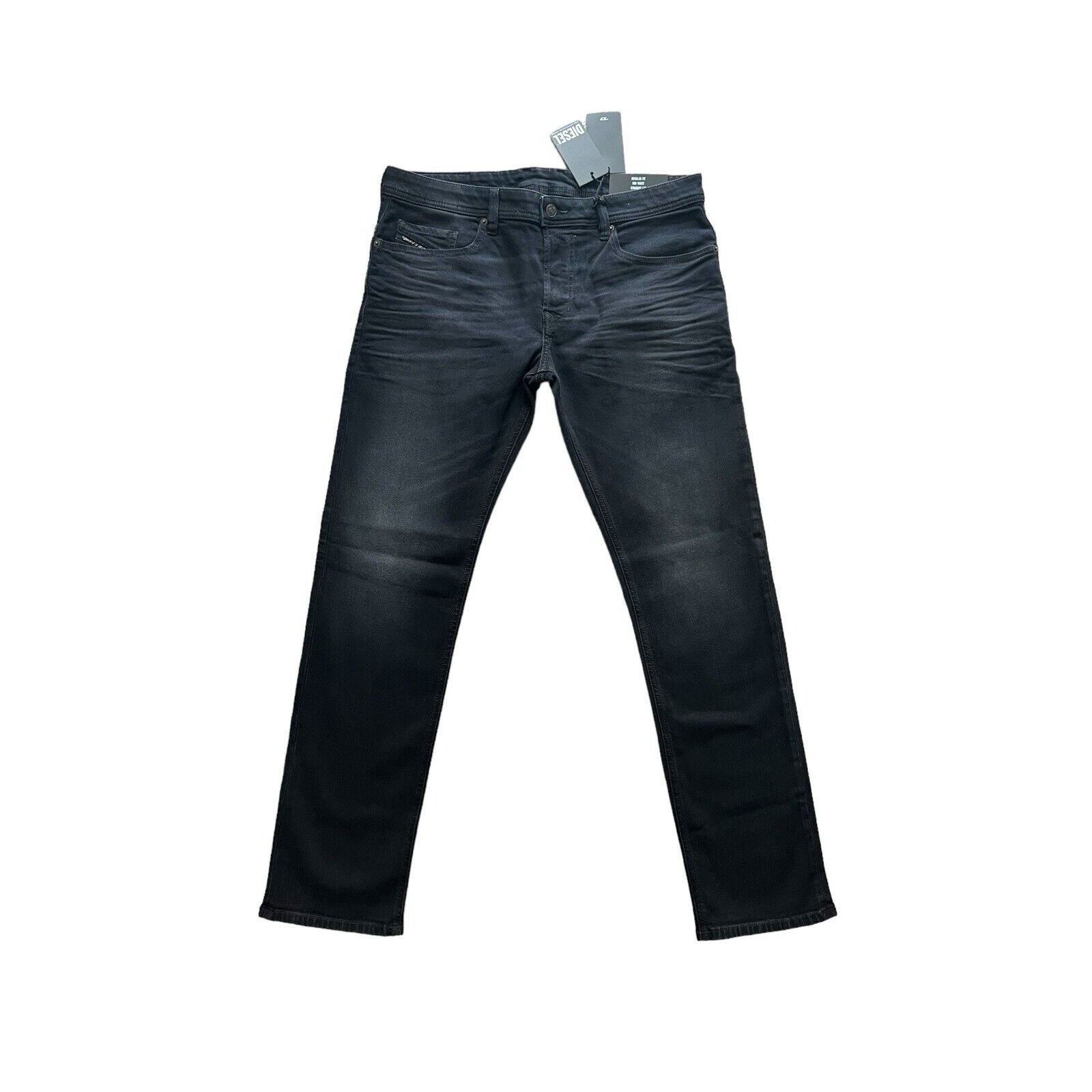 Diesel Diesel Mens Safado Straight Fit Jeans RM064 Black Size 34/32 Size US 34 / EU 50 - 1 Thumbnail