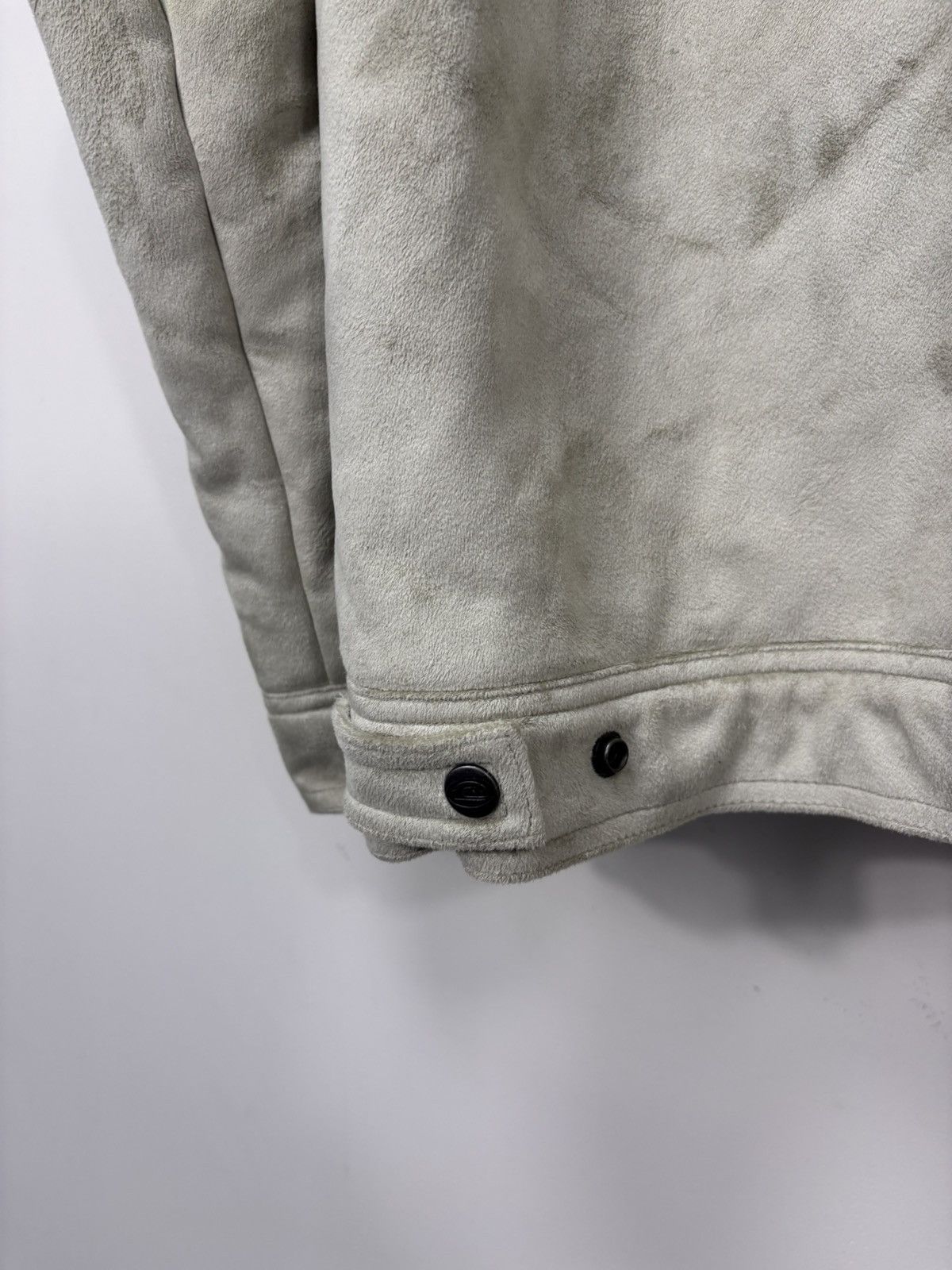 Quiksilver Vintage Quiksilver Men’s Pale Green Sheepskin Jacket Coat Size US L / EU 52-54 / 3 - 20 Thumbnail