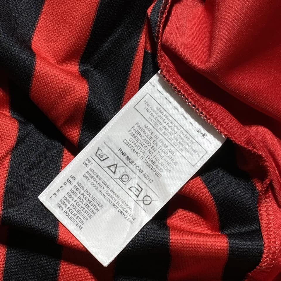 Adidas 2011-12 AC Milan Home Adidas V13457 Size US S / EU 44-46 / 1 - 8 Thumbnail