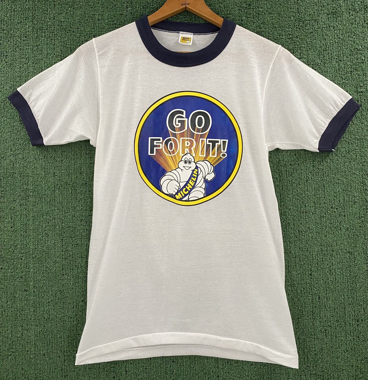 Vintage VTG 70s Michelin Man Tires For It T-Shirt Womens XS Size XS / US 0-2 / IT 36-38 - 1 Thumbnail