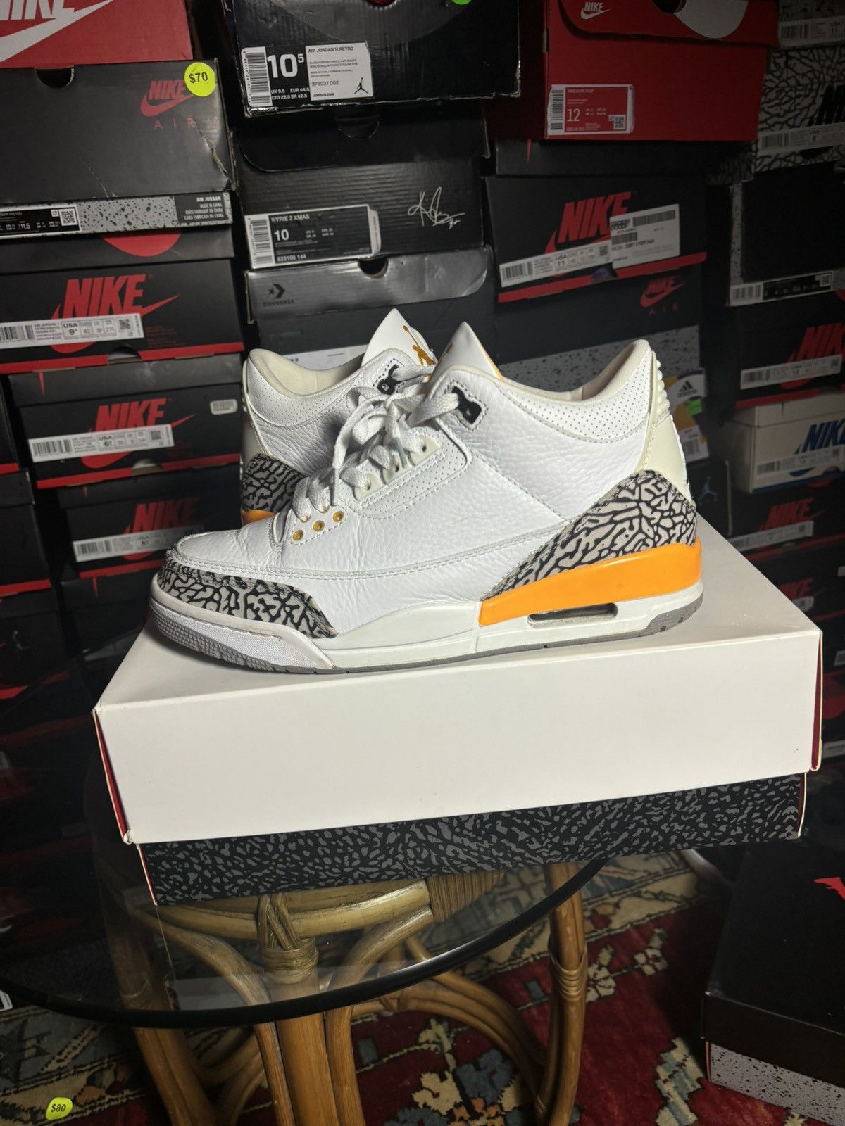 Jordan Brand Jordan 3 laser orange size 11 W 9.5 M Size US 11 / EU 44 - 1 Thumbnail