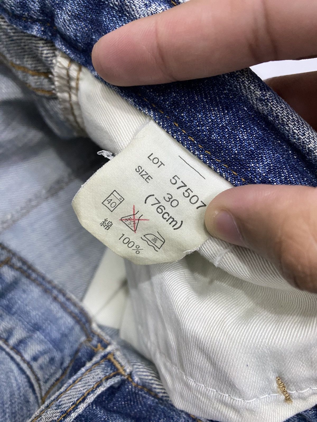 Hysteric Glamour × If Six Was Nine × Japanese Brand VINTAGE JAPANESE DISTRESSED DENIM JEANS Size US 29 - 7 Thumbnail
