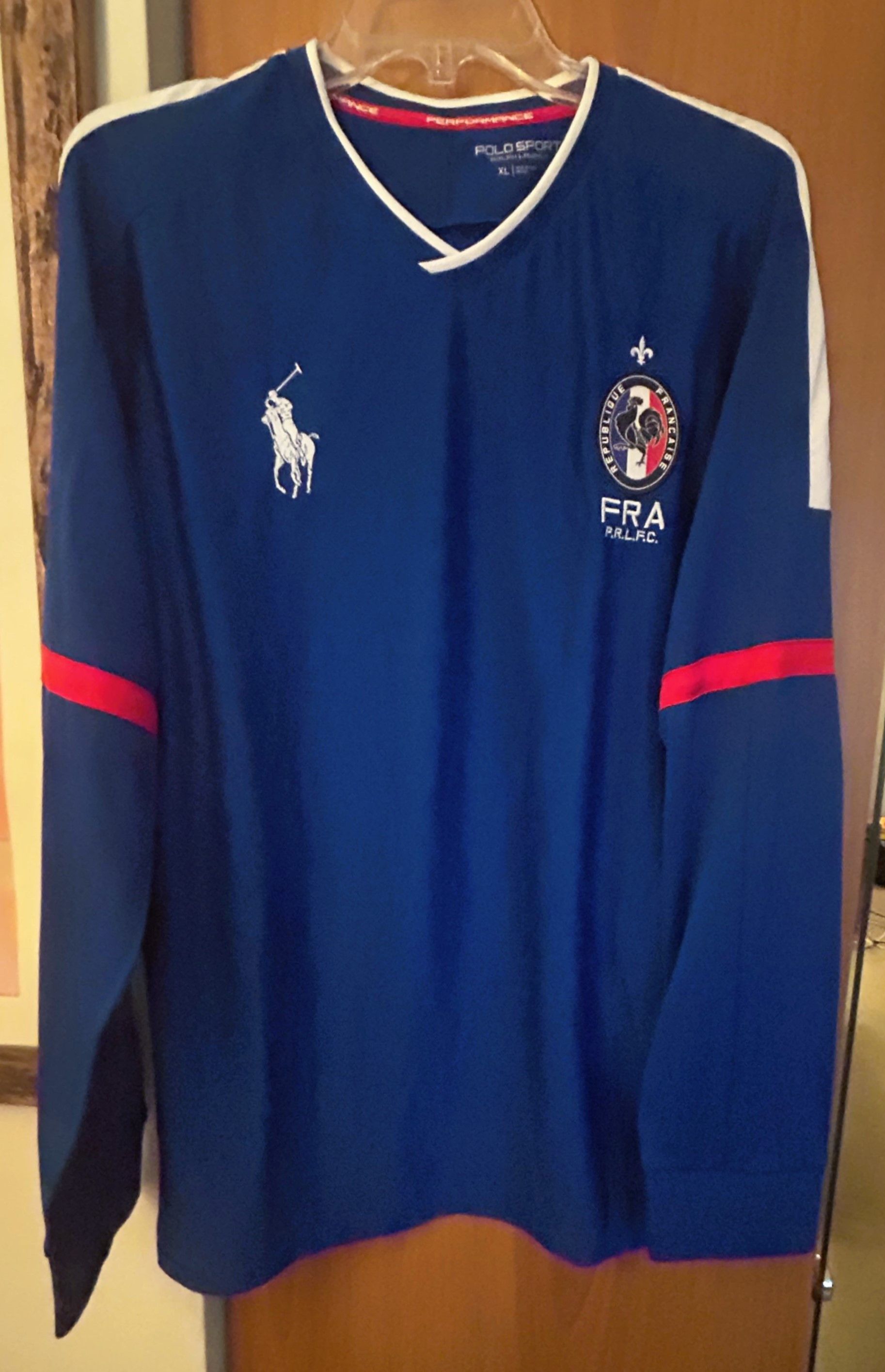 Polo Ralph Lauren Polo Sport Ralph Lauren France FRA 3 Jersey XL Blue NWT Size US XL / EU 56 / 4 - 1 Thumbnail