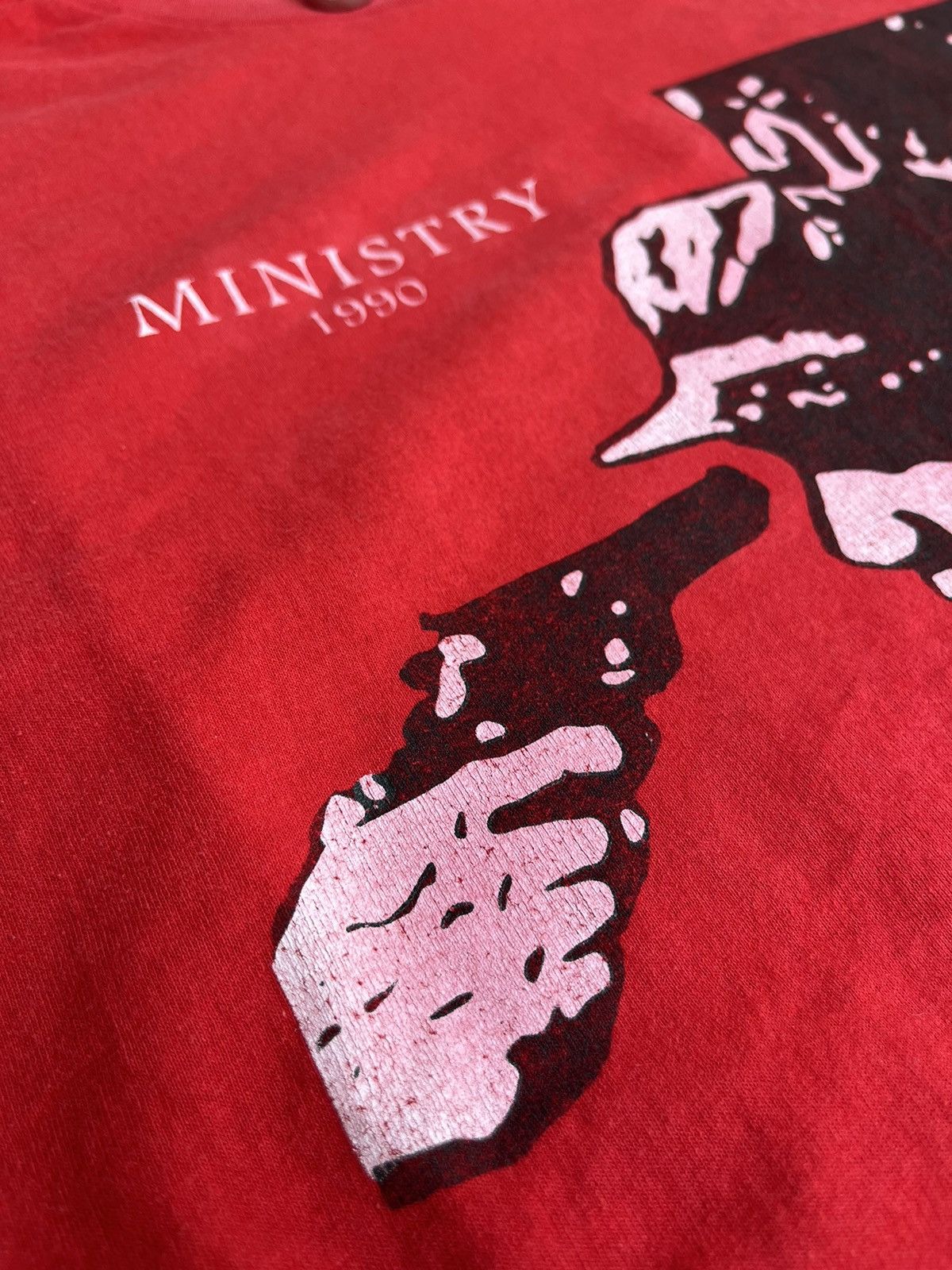 Band Tees × Vintage 90's Vintage Ministry 1990 Size US XL / EU 56 / 4 - 3 Thumbnail