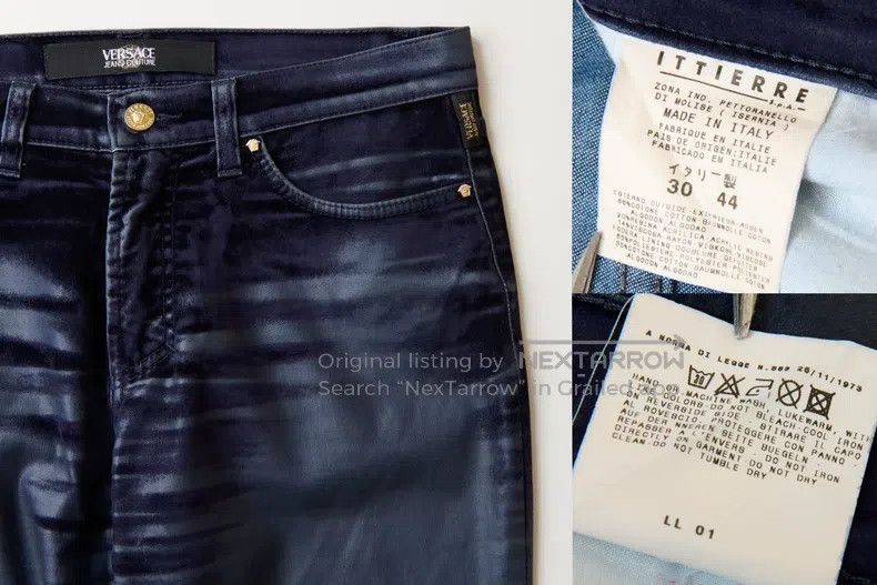 Versace Versace velvet bootcut pants Size US 30 / EU 46 - 9 Thumbnail