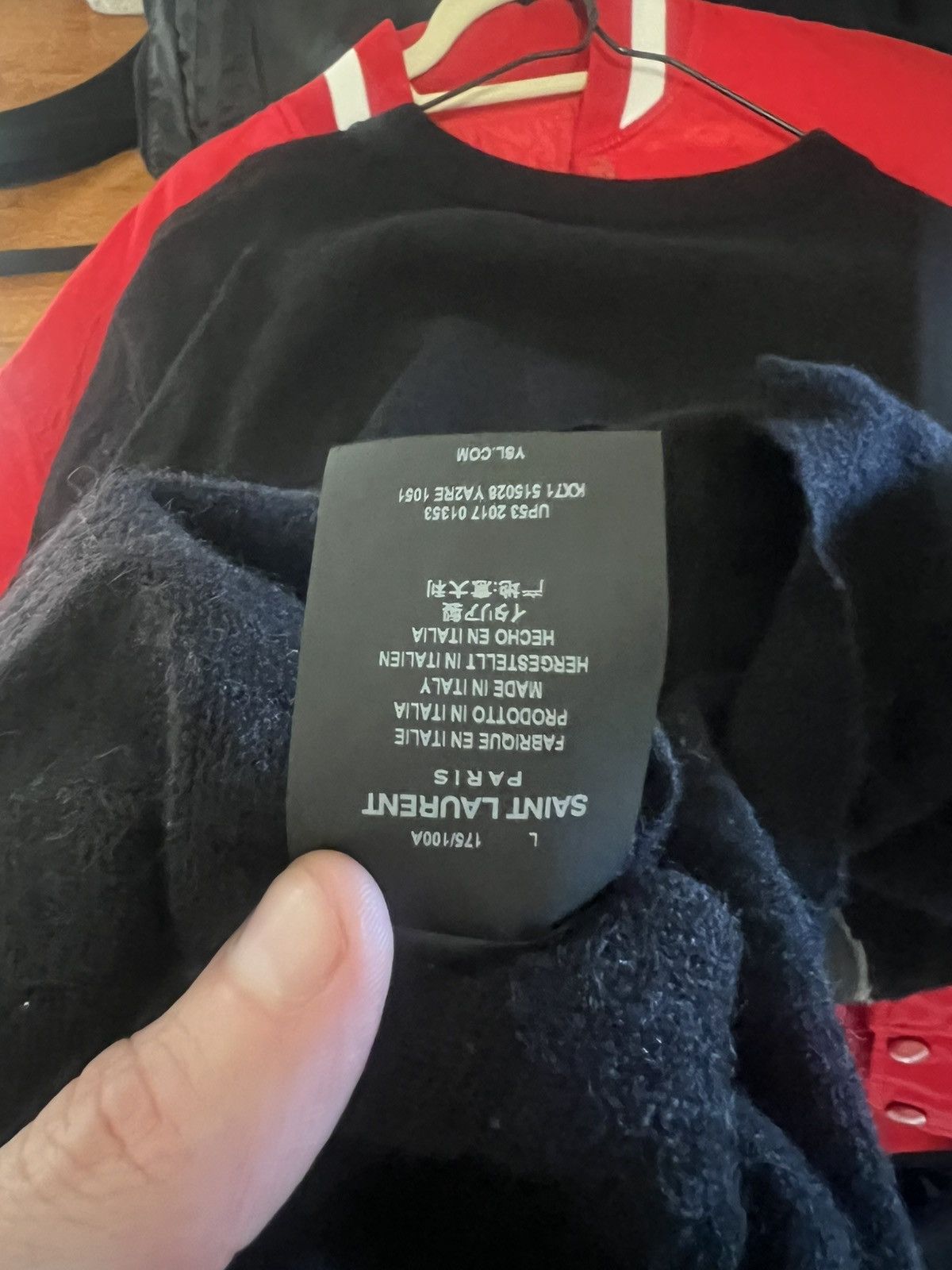 Saint Laurent Paris Saint Laurent black panther sweater large Size US L / EU 52-54 / 3 - 6 Thumbnail