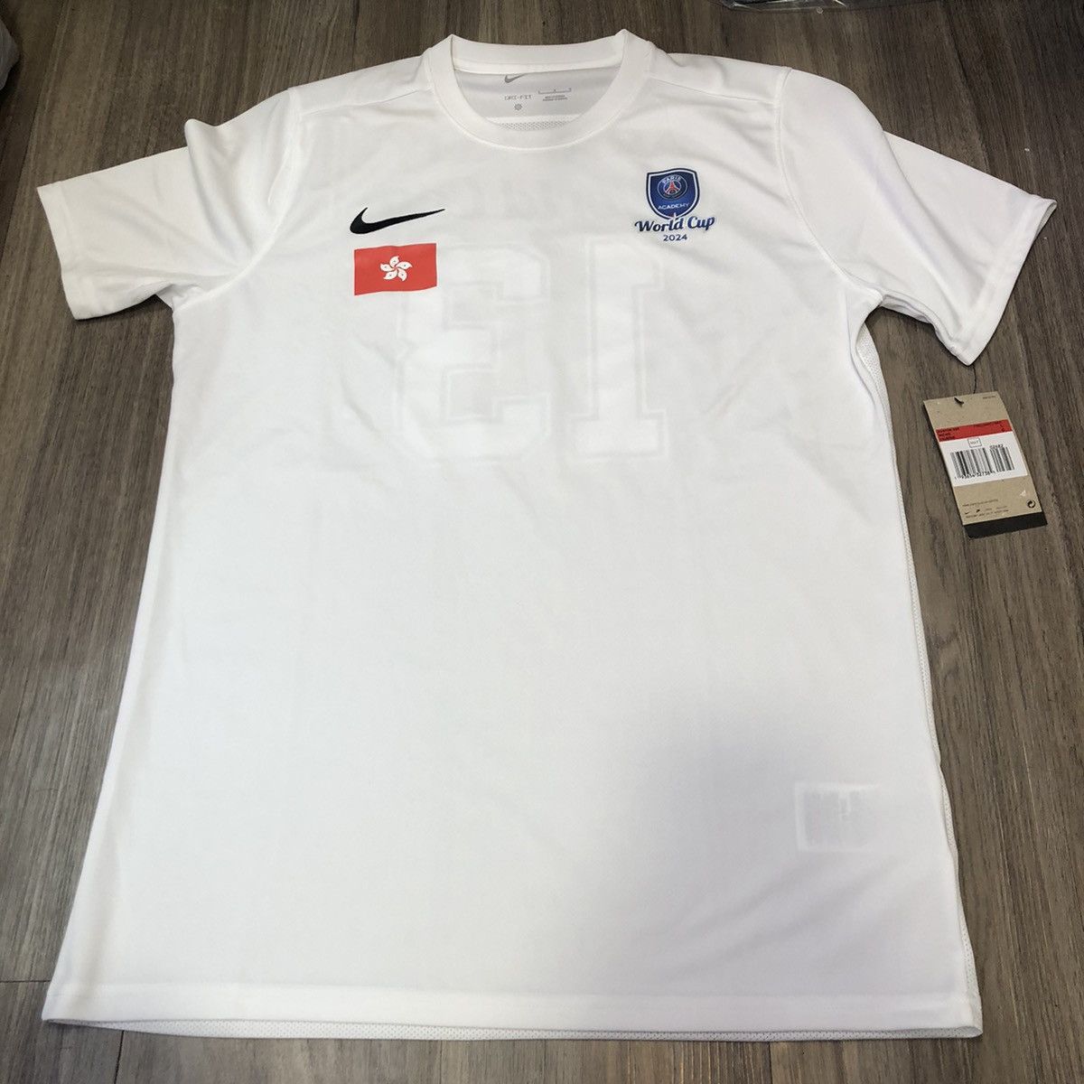 Nike Academy world cup paris Hong Kong player issue shirt #13 Size US L / EU 52-54 / 3 - 1 Thumbnail