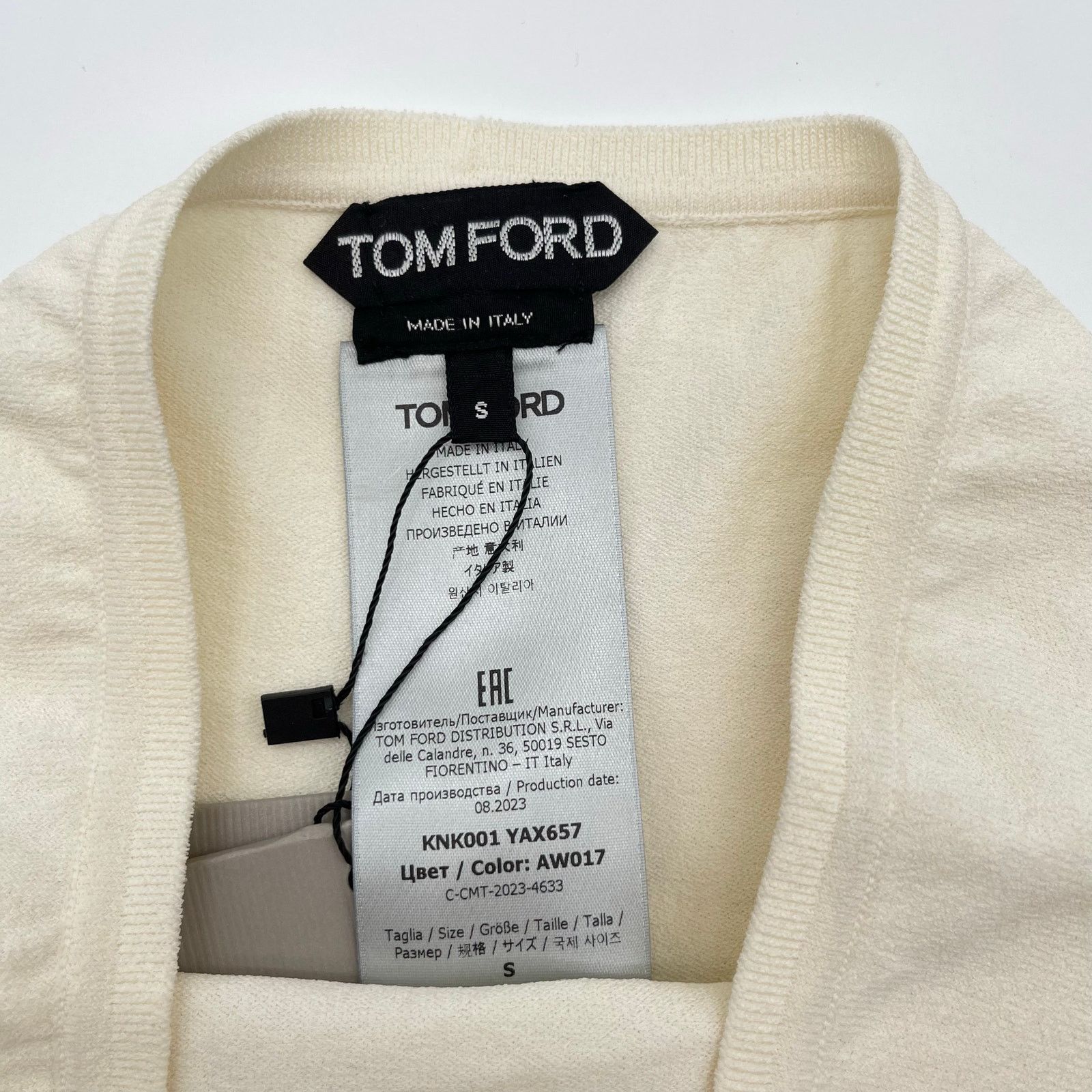 Tom Ford TOM FORD | NWT Jersey Knicker in Off White Boy Short S Size 26" / US 2 / IT 38 - 5 Thumbnail