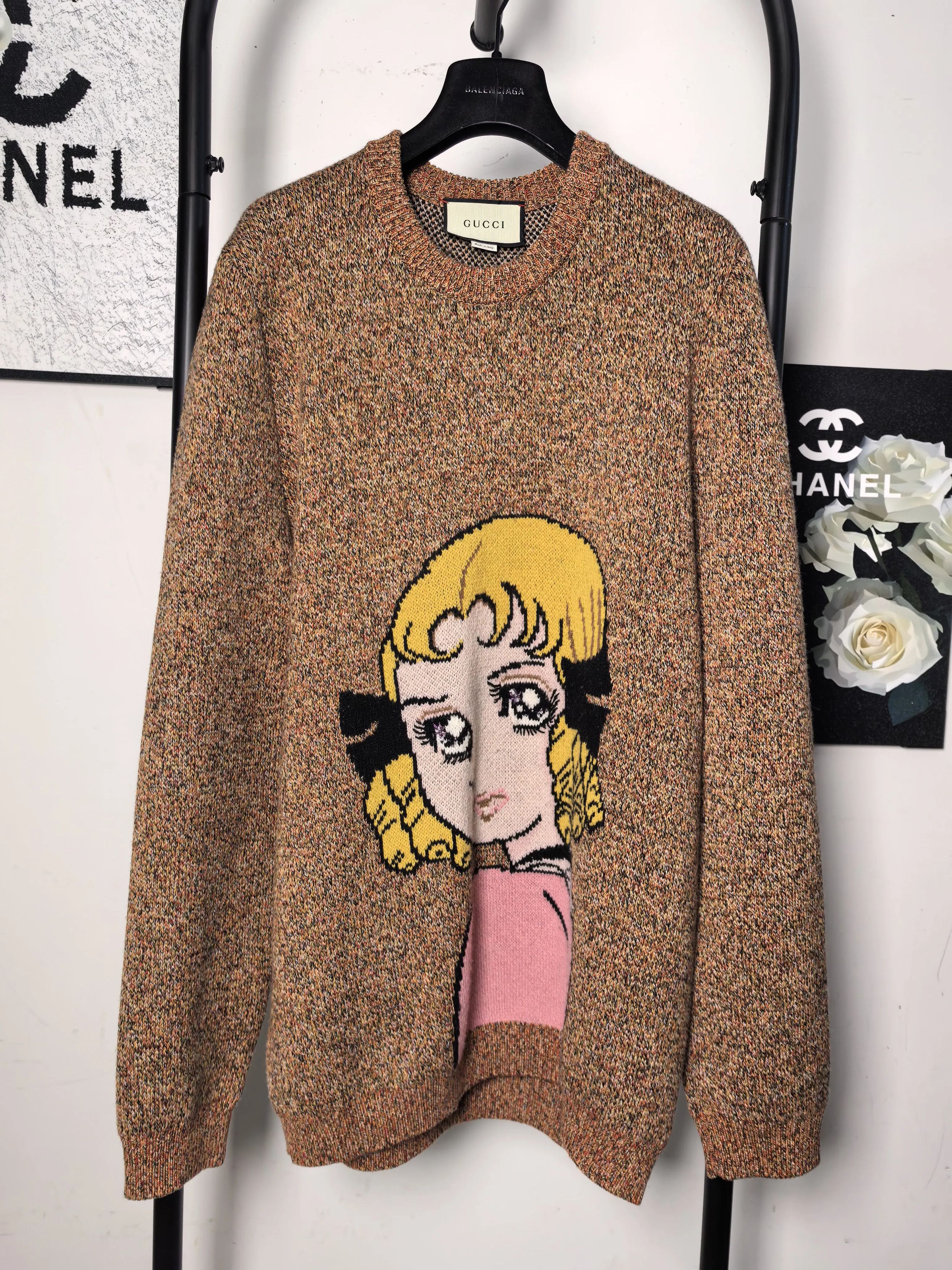 Gucci Gucci Knit White Sweater l Men Size US L / EU 52-54 / 3 - 1 Thumbnail