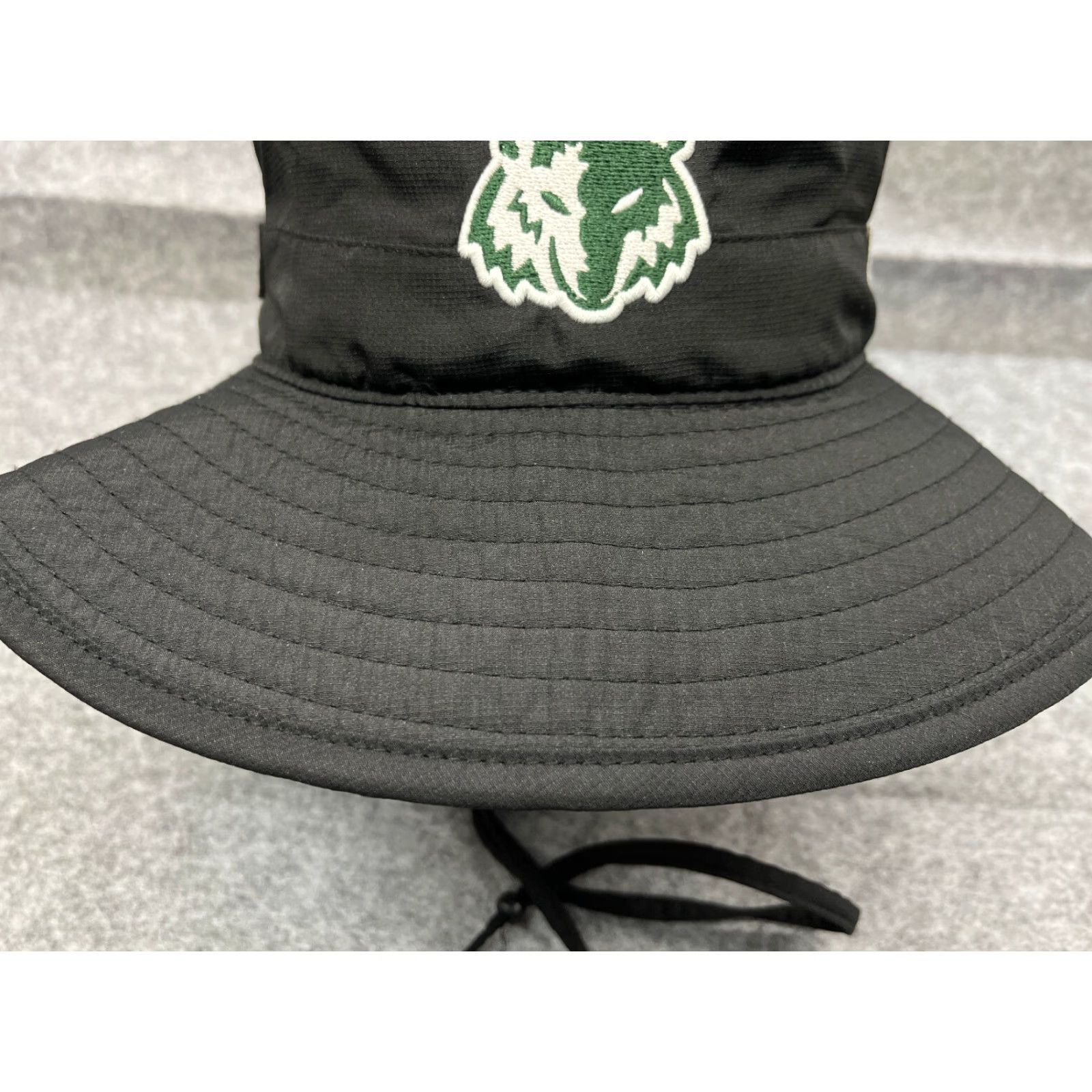 Vintage The Game Green Canyon Wolves The Game Sun Bucket Hat Adult One Size Black 100% Polyester Size ONE SIZE - 3 Thumbnail