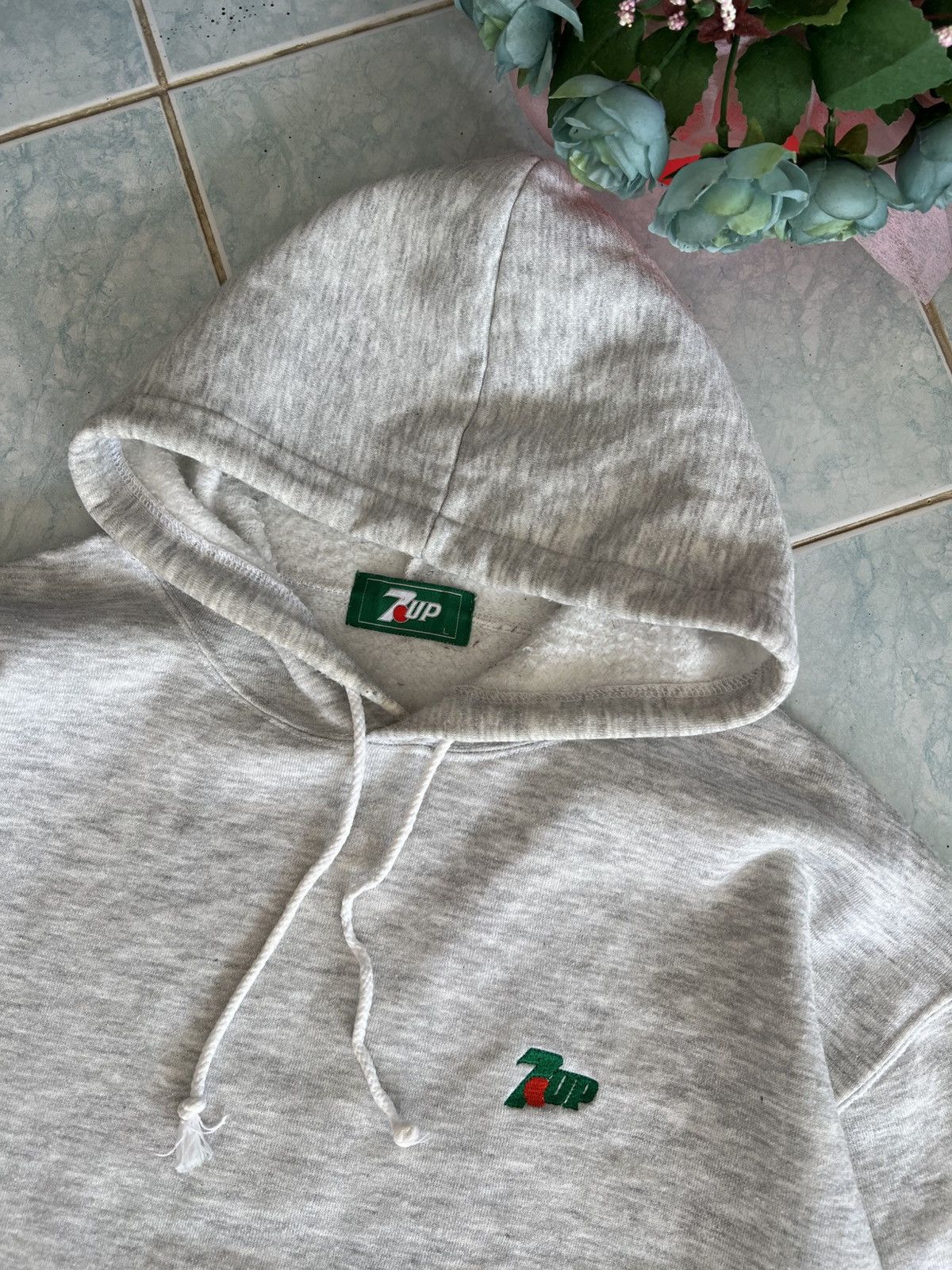 Japanese Brand VINTAGE 7UP HOODIE EMBROIDERY LOGO Size US XL / EU 56 / 4 - 4 Thumbnail