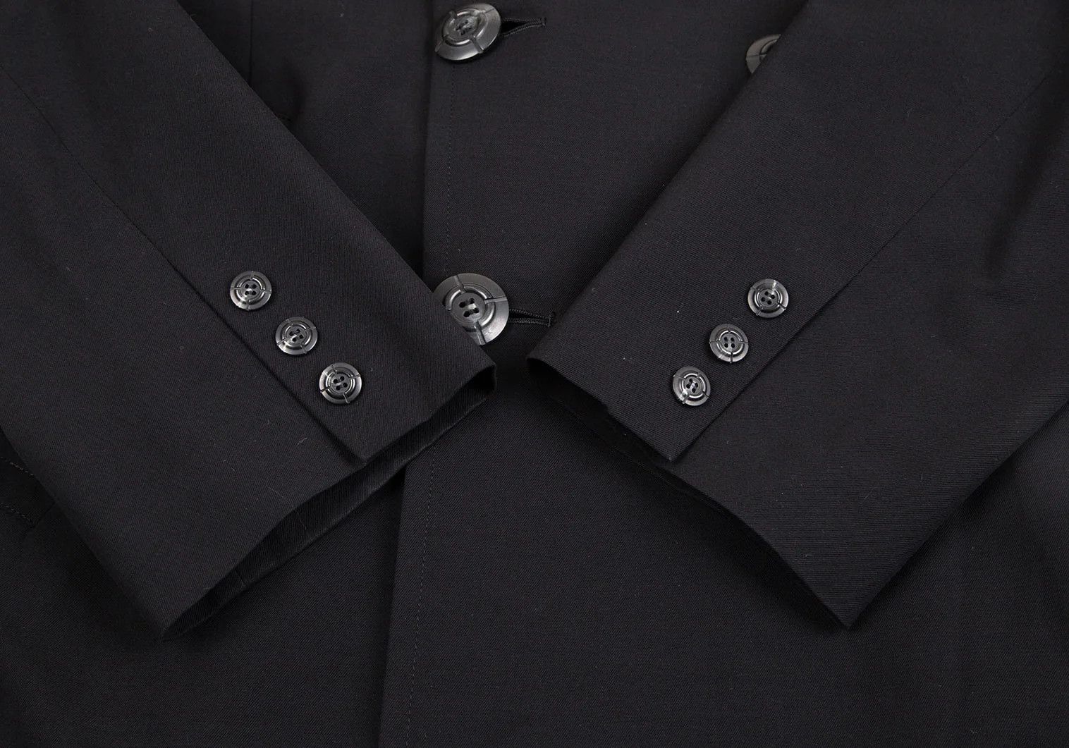 Jean Paul Gaultier Double Half Coat in Black Size 50 Size US M / EU 48-50 / 2 - 8 Thumbnail