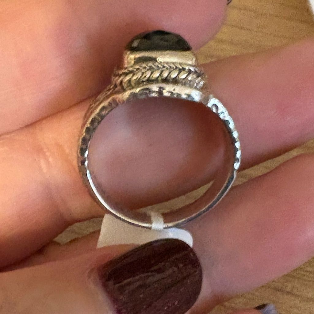 Other Sarda Sterling Silver Ring Black Spinel NWT Size ONE SIZE - 7 Thumbnail
