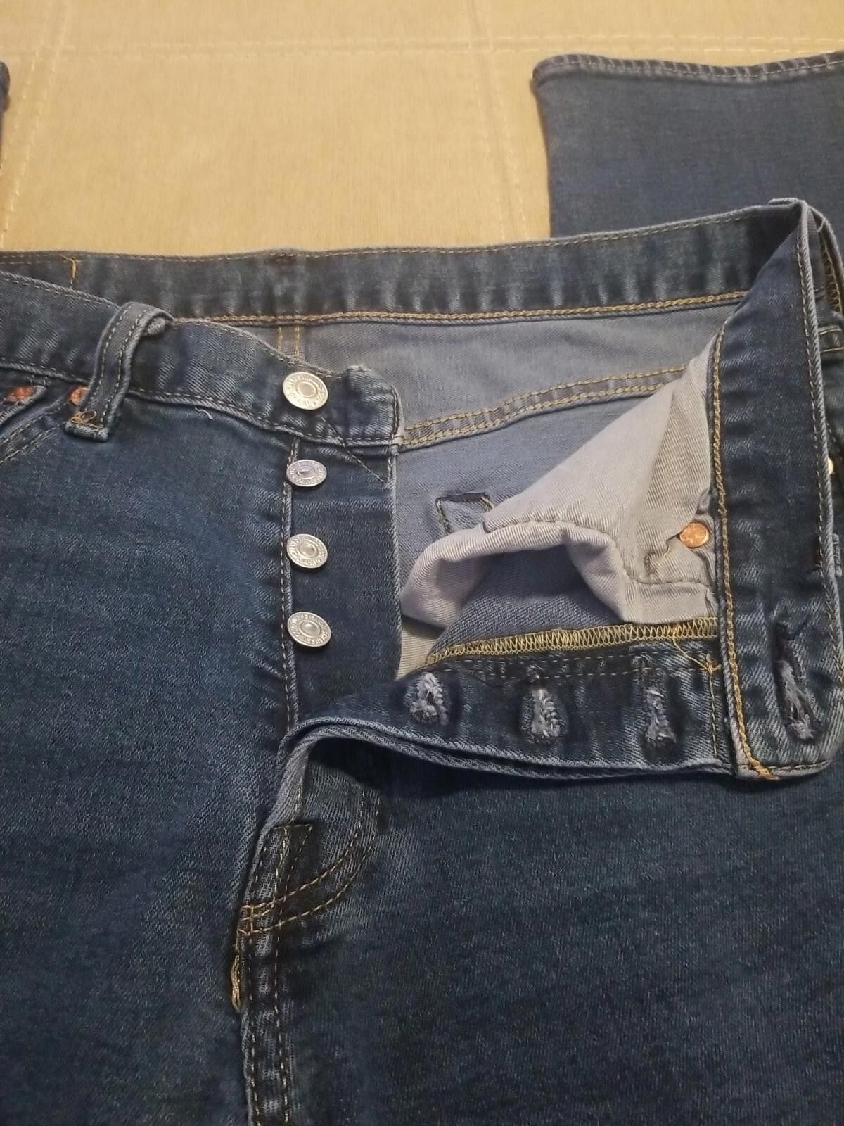 Levi's Levi's Big E Classic Blue Denim Jeans Mens 31x31 Button Fly Size US 32 / EU 48 - 3 Thumbnail