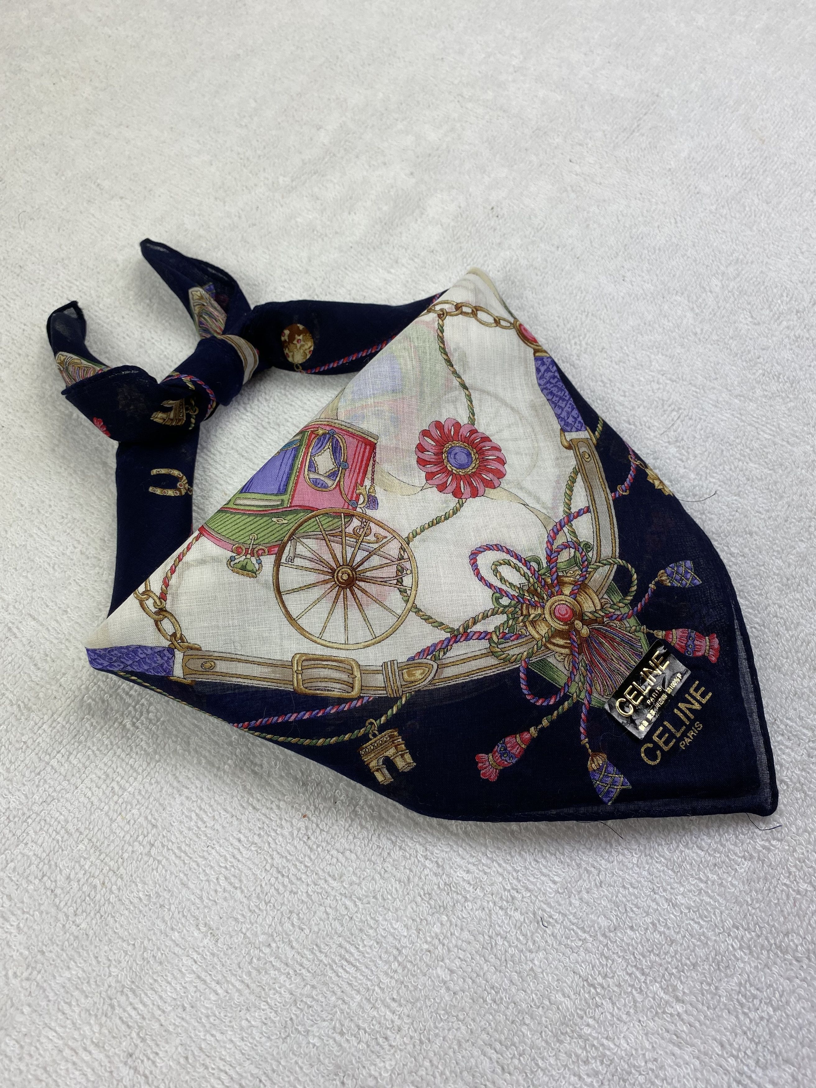 Celine Celine Bandana / Handkerchief / Neckerchief Size ONE SIZE - 2 Thumbnail