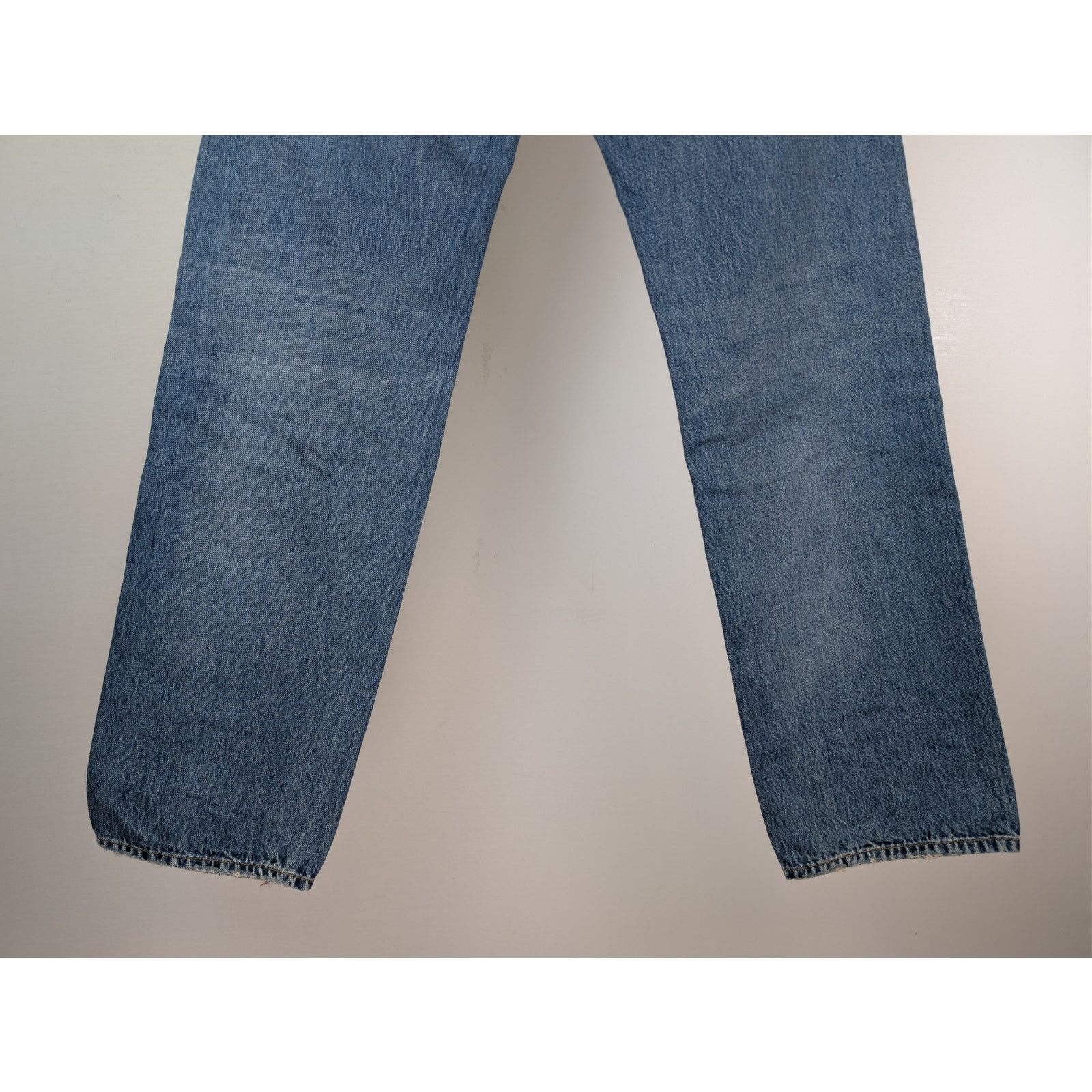 Saint Laurent Paris o1rshd1 Long Extreme Baggy Globe Sky Denim Jeans in Blue Size US 34 / EU 50 - 13 Thumbnail