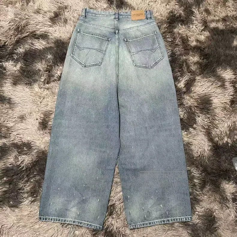 Balenciaga Balenciaga size XS Washed Denim Jeans Size US 27 - 2 Thumbnail