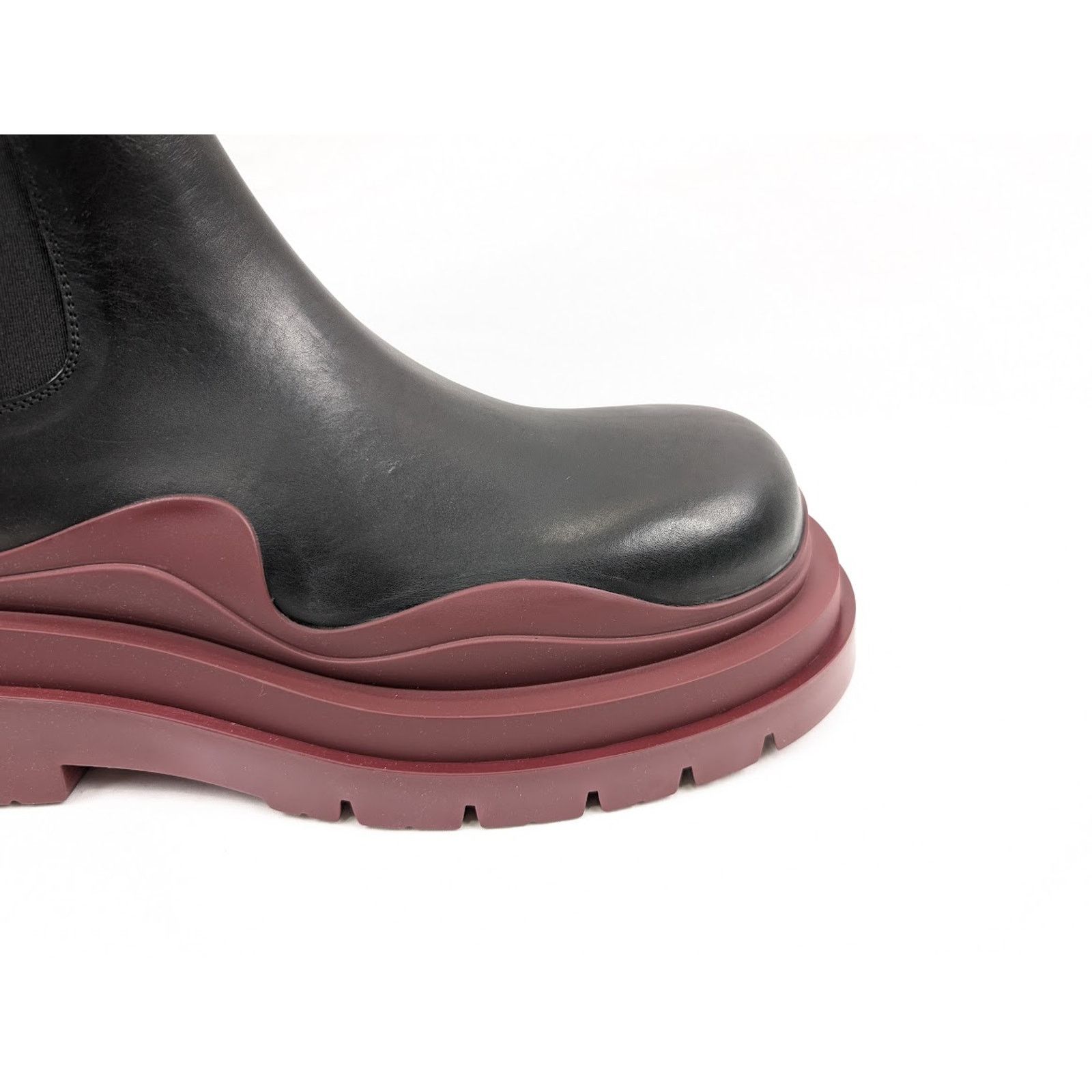 Bottega Veneta o1rshd1 Military Calf Tire Boots in Black Size US 10.5 / EU 43-44 - 4 Thumbnail