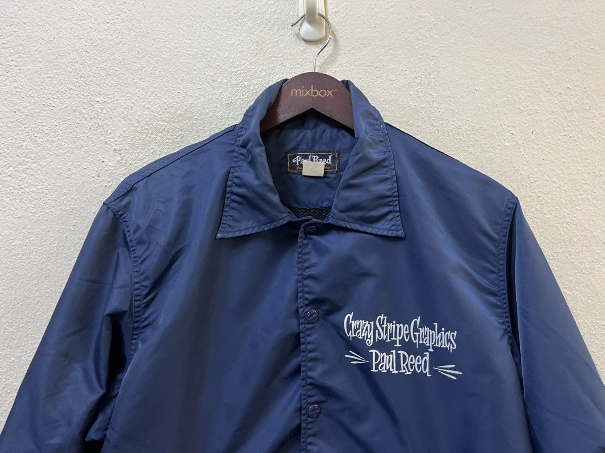 Toyo Enterprises Vintage Paul Reed Crazy Stripe Graphics Coach Jacket Size US L / EU 52-54 / 3 - 2 Thumbnail