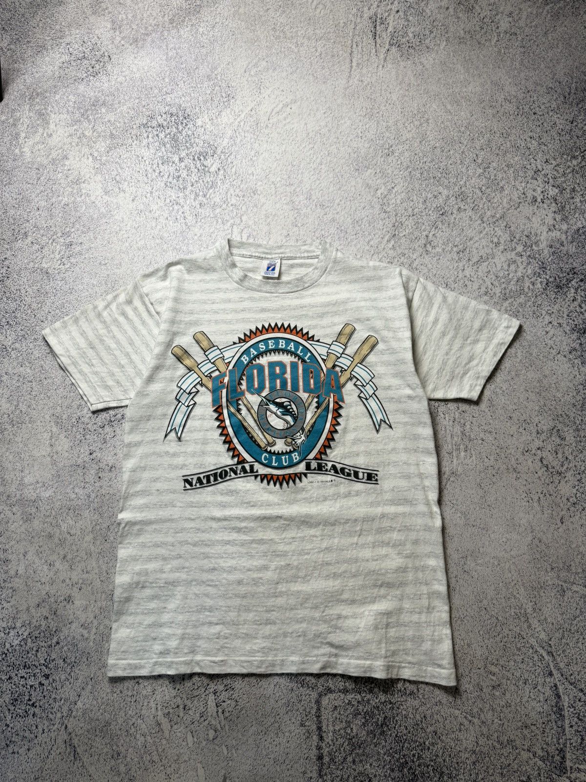Vintage Florida Marlins Miami 90s Vtg Single Stitch Shirt Baseball Size US M / EU 48-50 / 2 - 4 Thumbnail