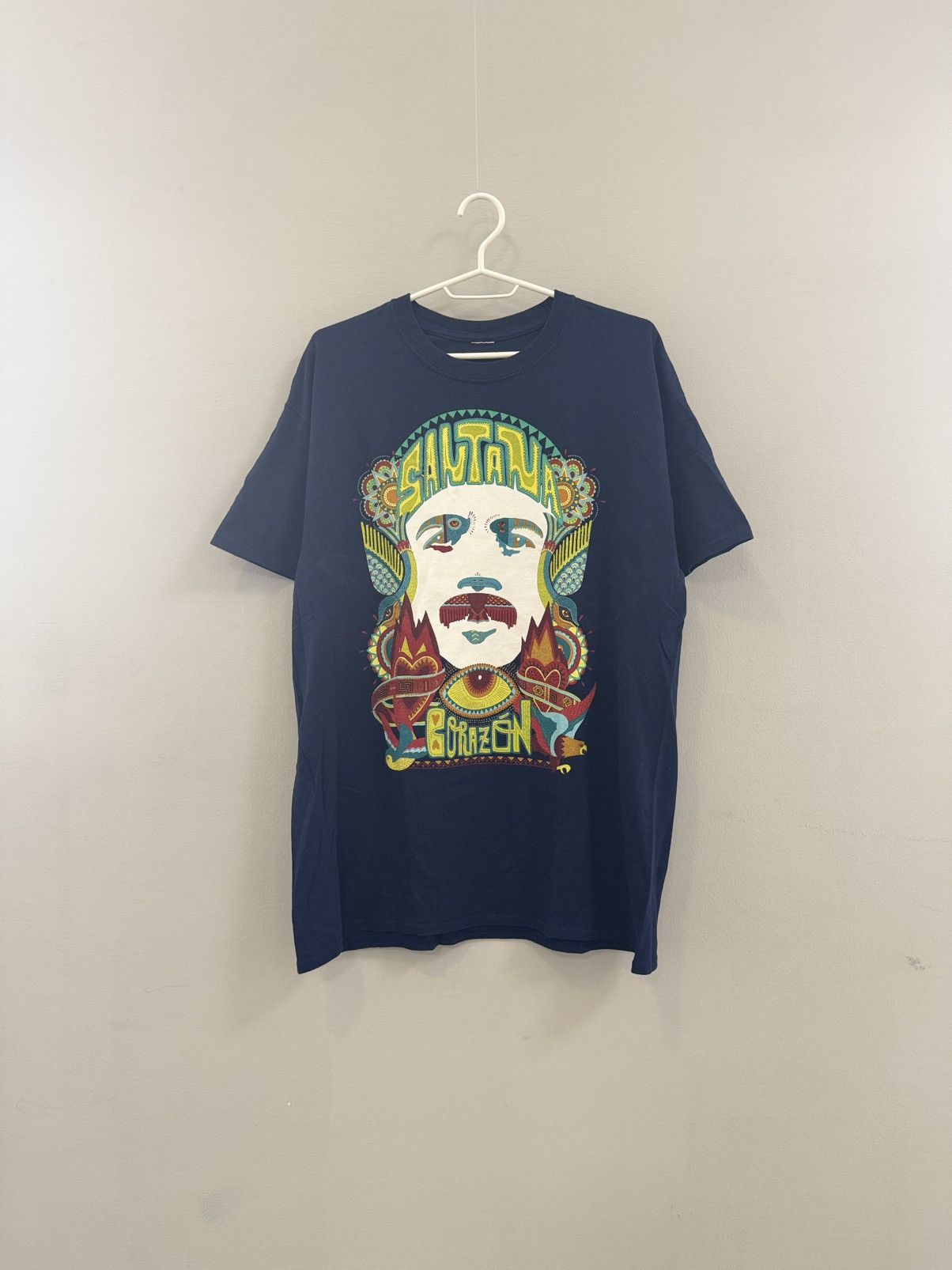 Band Tees × Gildan × Vintage VTG Santana T Shirt Mens M Tie Dye Band 2000 Y2K Size US M / EU 48-50 / 2 - 1 Thumbnail