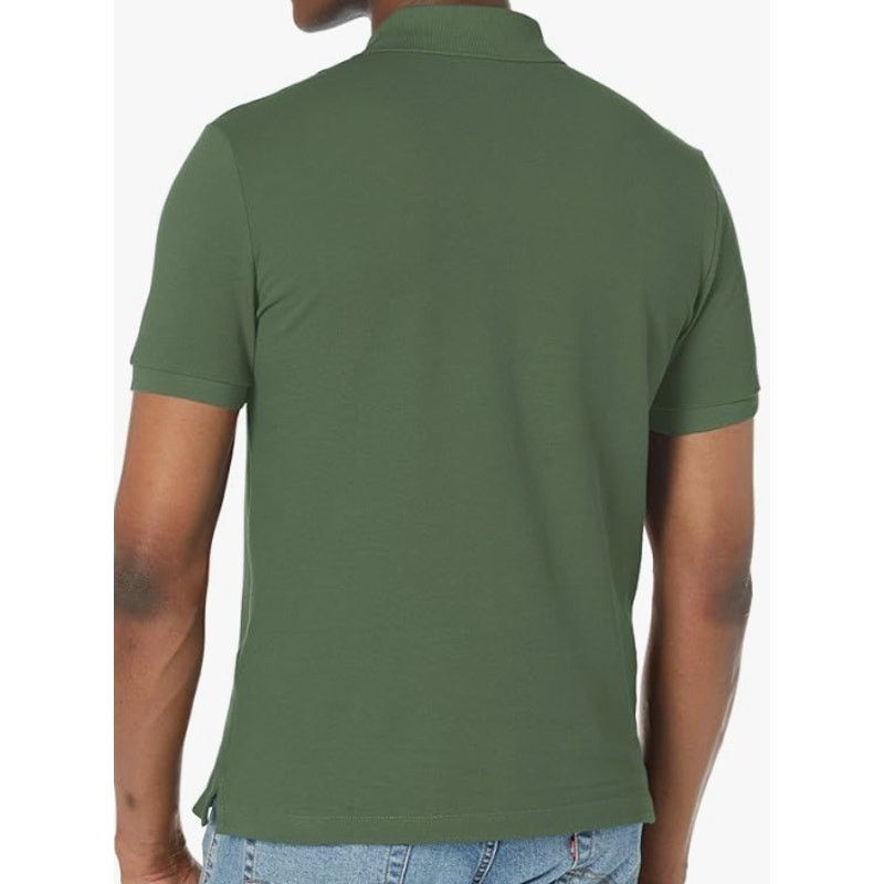 Lacoste Lacoste Mens Short Sleeve Classic Pique Polo Shirt Sequoia L Size US L / EU 52-54 / 3 - 3 Thumbnail