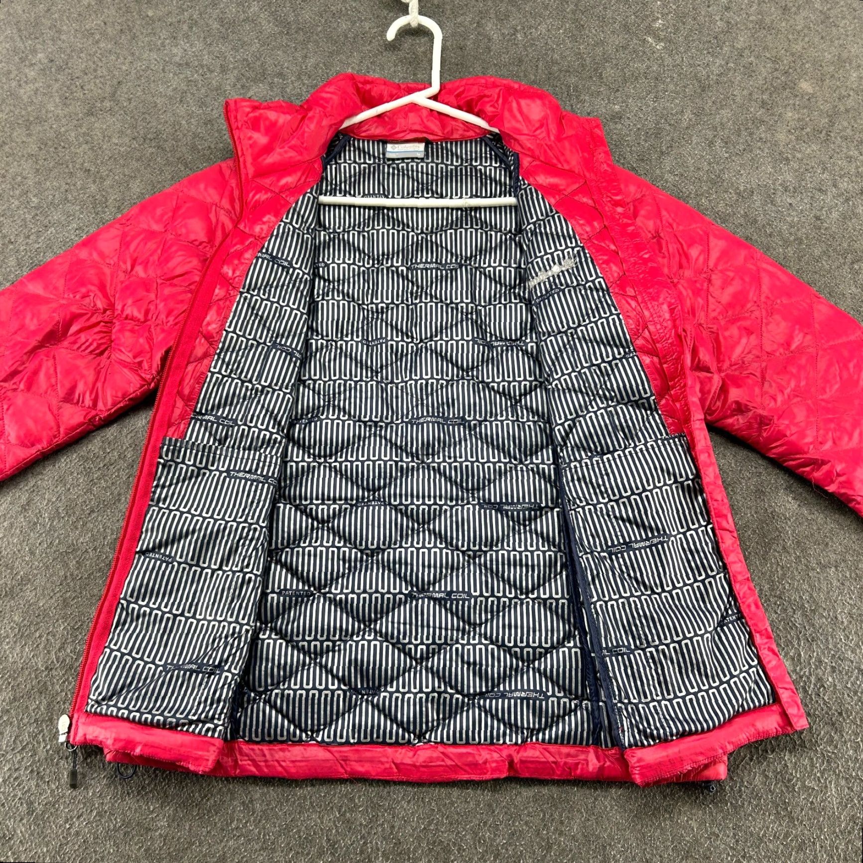 Pinko Columbia Jacket Womens M Pink Puffer Quilted Insulated Full Zip Thermal Coat Jacket Size M / US 6-8 / IT 42-44 - 6 Thumbnail