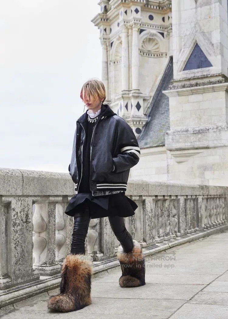 Celine Celine Homme Brown Faux Fur Boots. Size US 10 / EU 43 - 9 Thumbnail