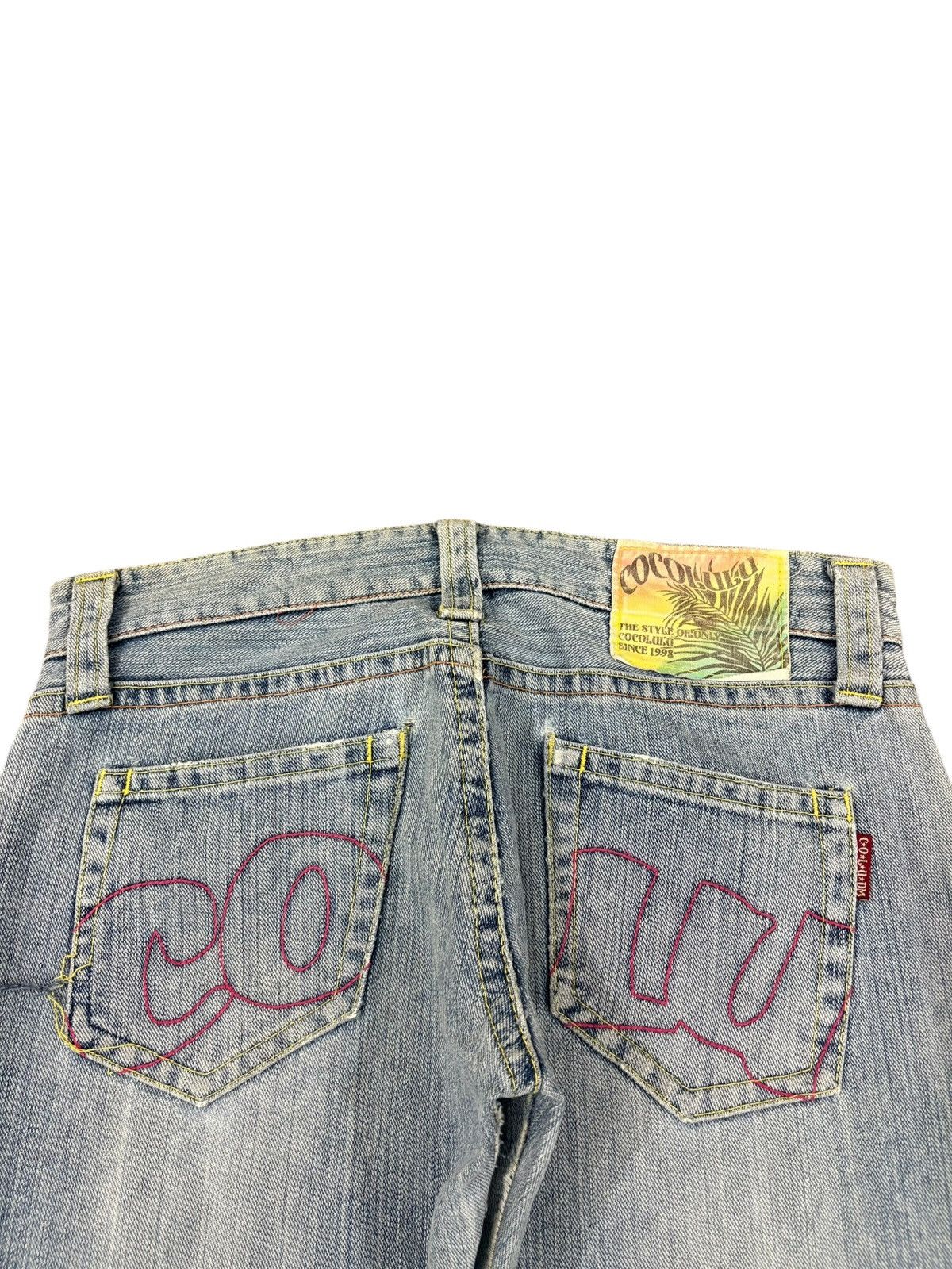 Japanese Brand Vintage Japanese Cocolulu Distressed Baggy Jeans Size 33" - 8 Thumbnail