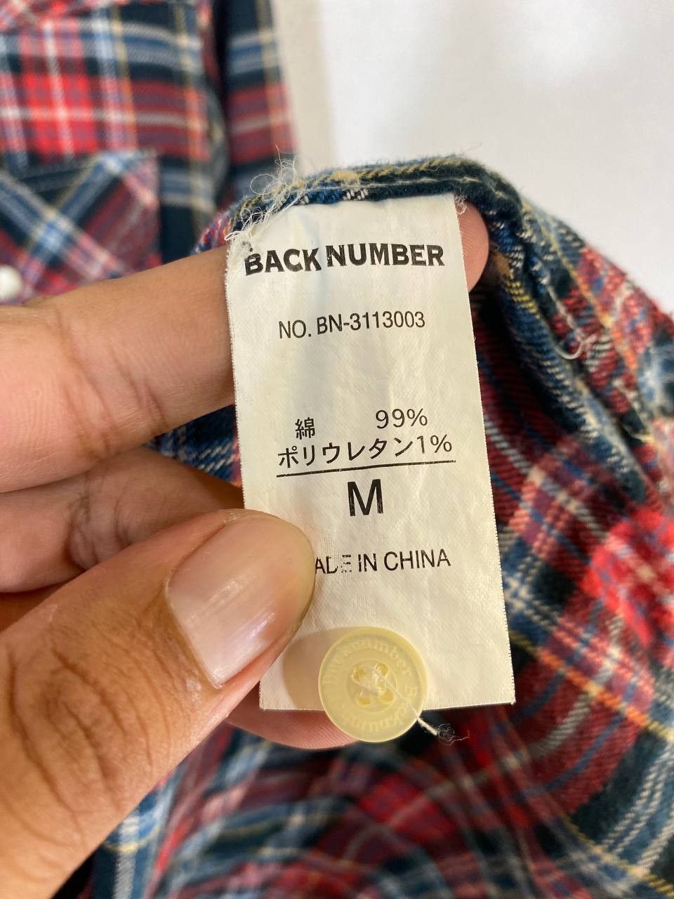 Flannel back number japanese brands western flannel shirt Size US M / EU 48-50 / 2 - 7 Thumbnail