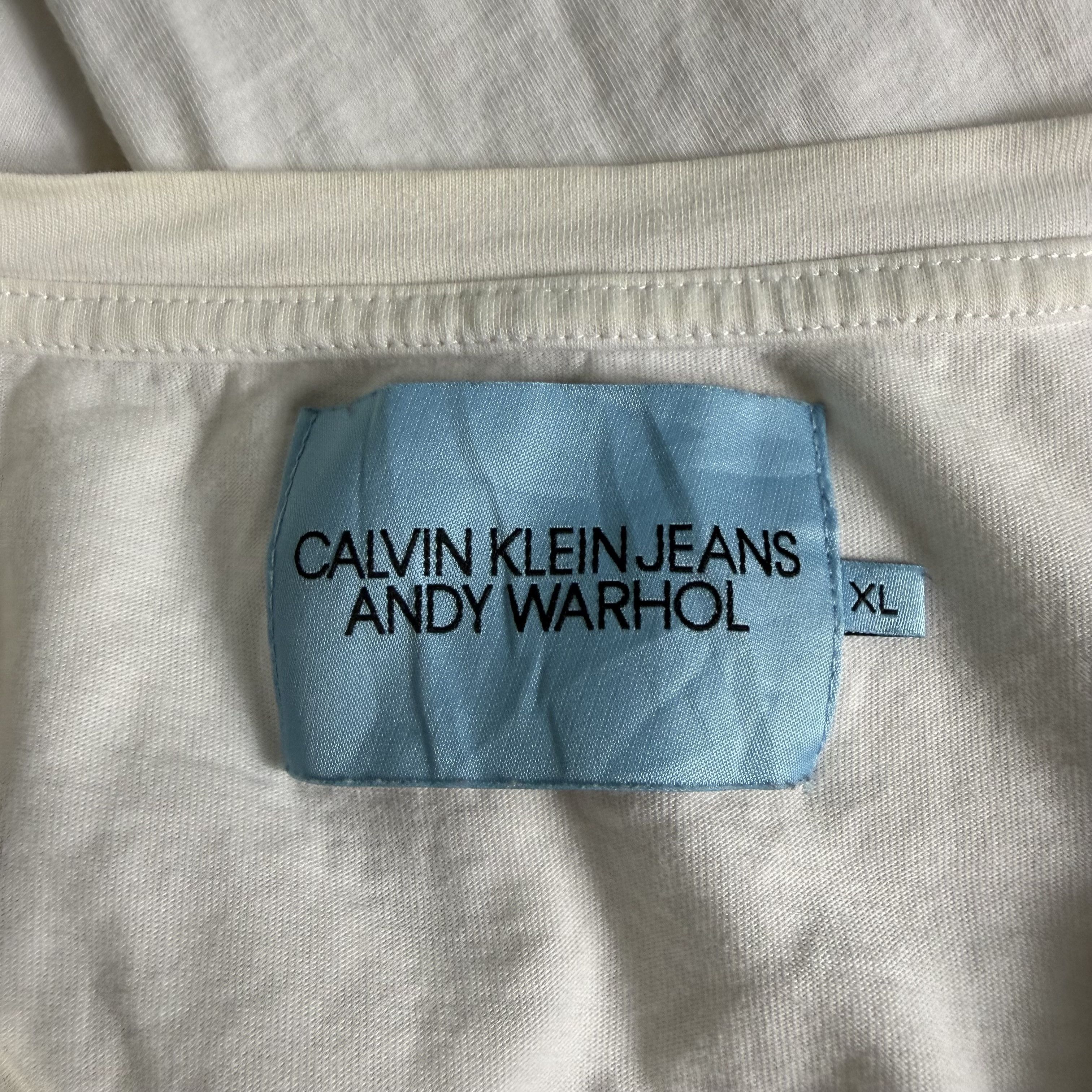 Andy Warhol 🔥RARE🔥Calvin Klein Jeans x Andy Warhol L/Sleeve T-shirt Size US XL / EU 56 / 4 - 5 Thumbnail