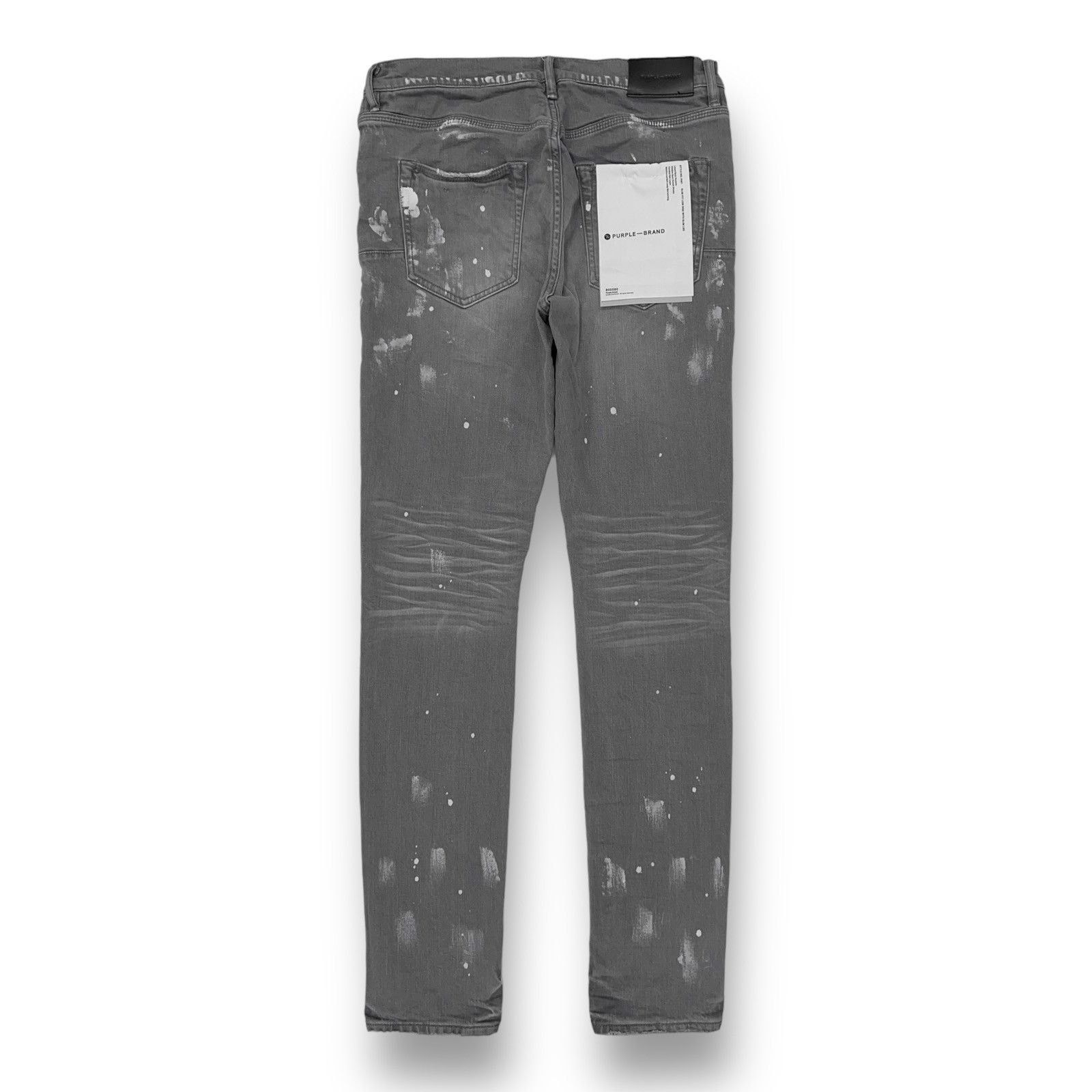 Purple PURPLE P001- Worn Grey Knee Slit Size US 30 / EU 46 - 2 Thumbnail