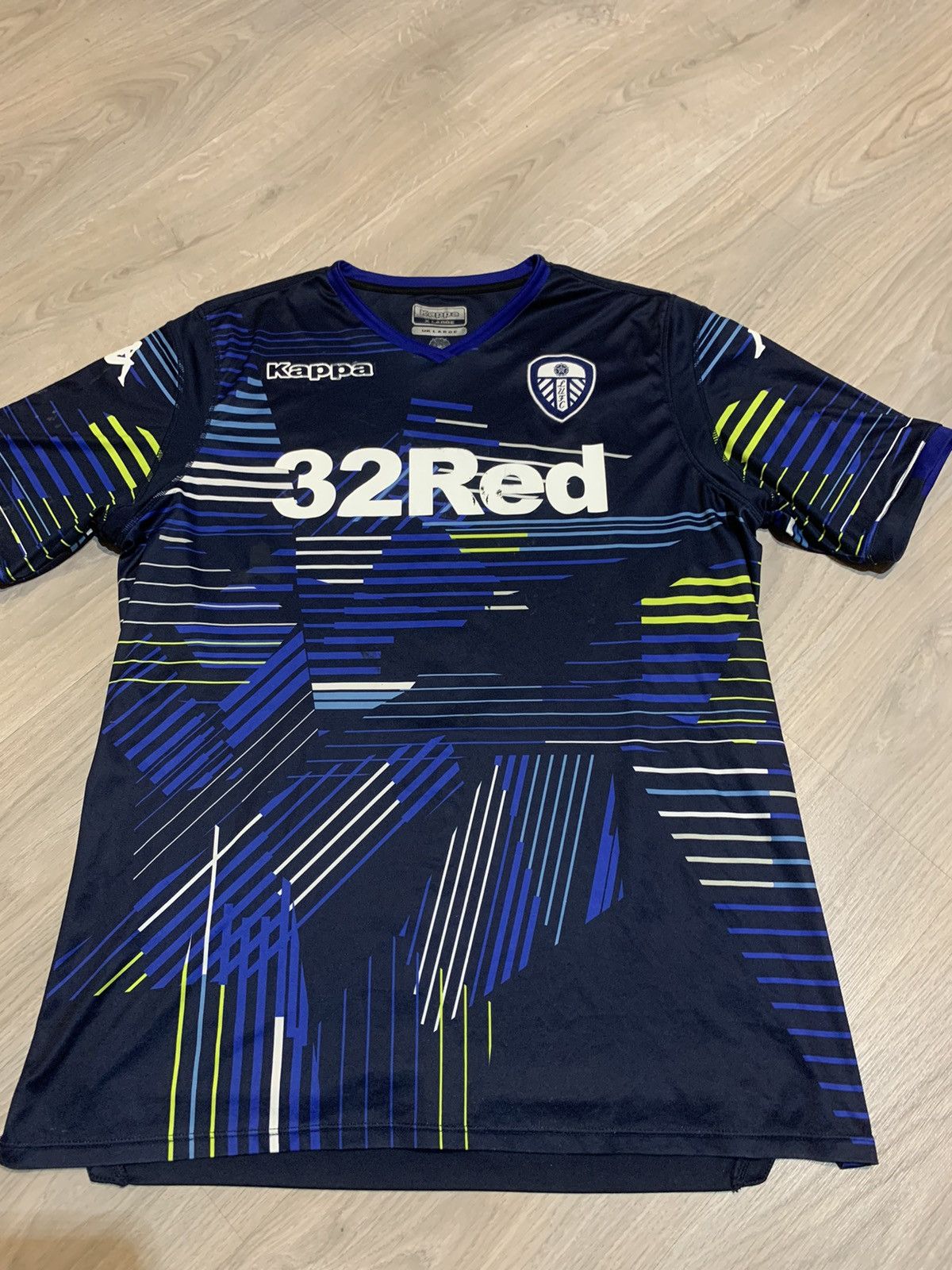 Kappa Kappa Leeds United 2018 2019 Away Shirt Football Jersey XL Size US XL / EU 56 / 4 - 3 Thumbnail