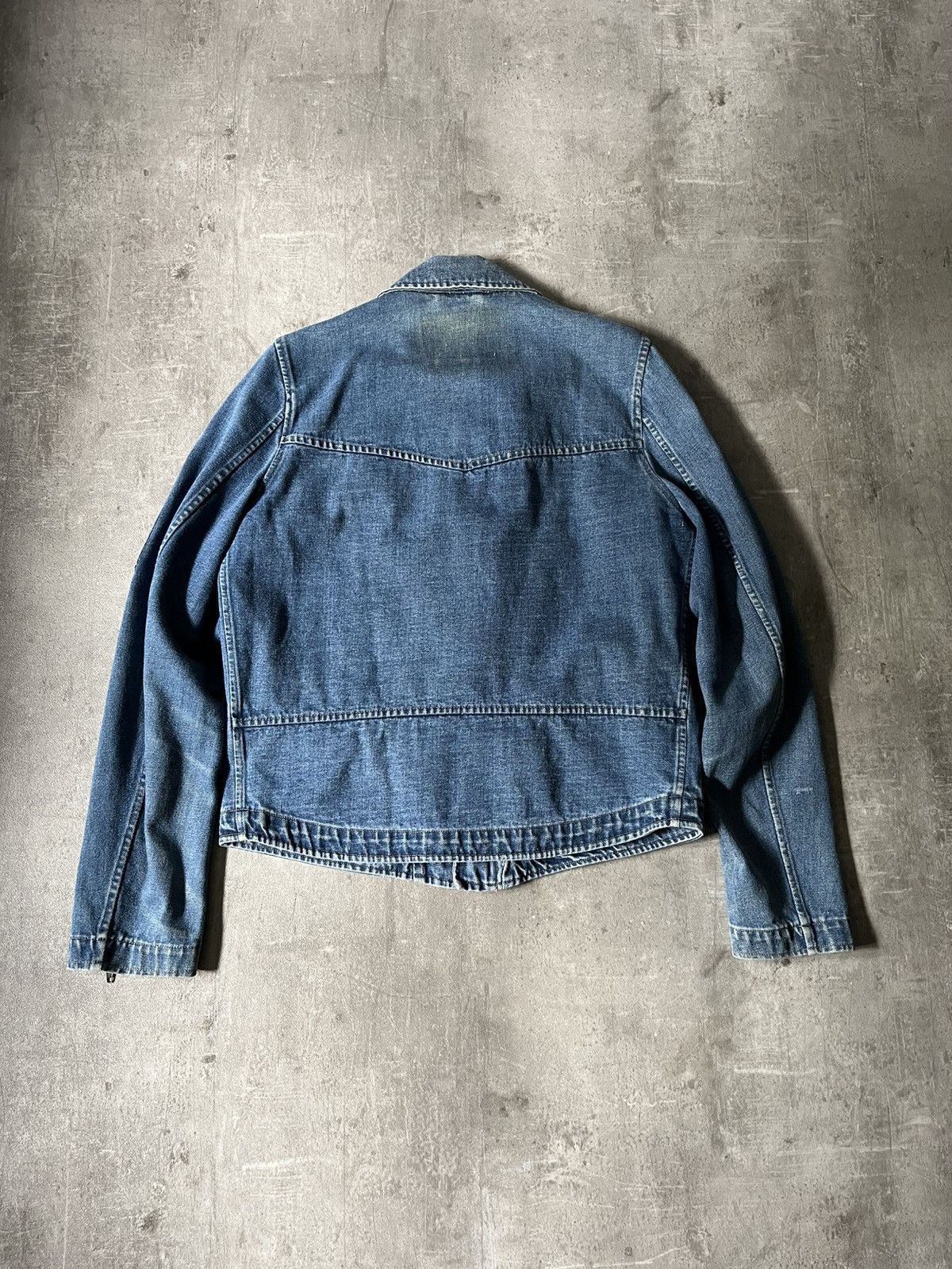 Raf Simons Raf Simons A/W 05-06 Denim Rider Jacket Archival Sample Size US M / EU 48-50 / 2 - 11 Thumbnail