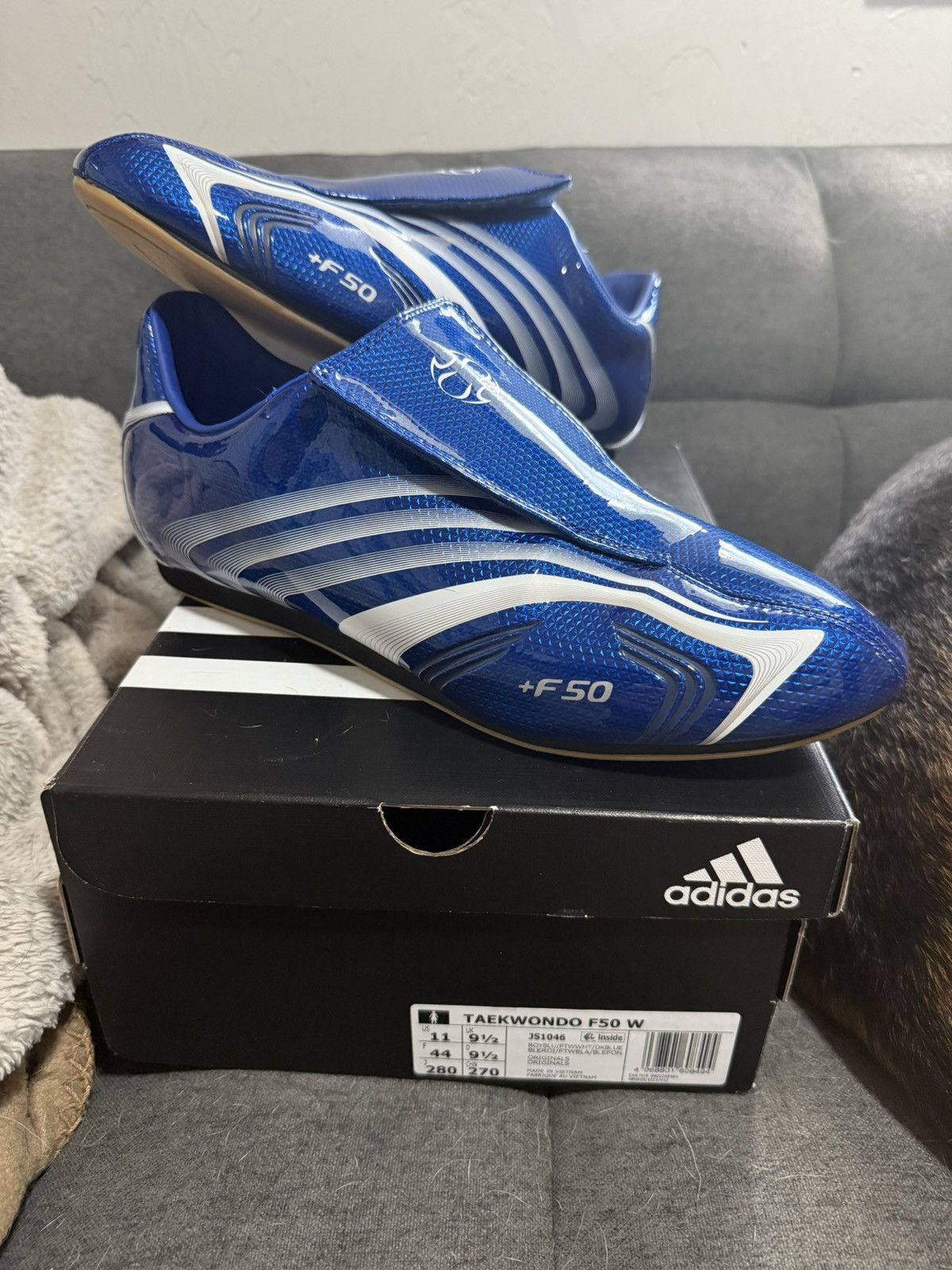 Adidas Adidas F50 taekwondo blue Size US 10 / EU 43 - 1 Thumbnail
